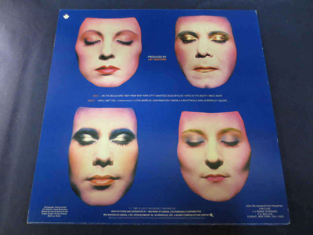 The Manhattan Transfer – Mecca for Moderns (1981) Vinyl LP