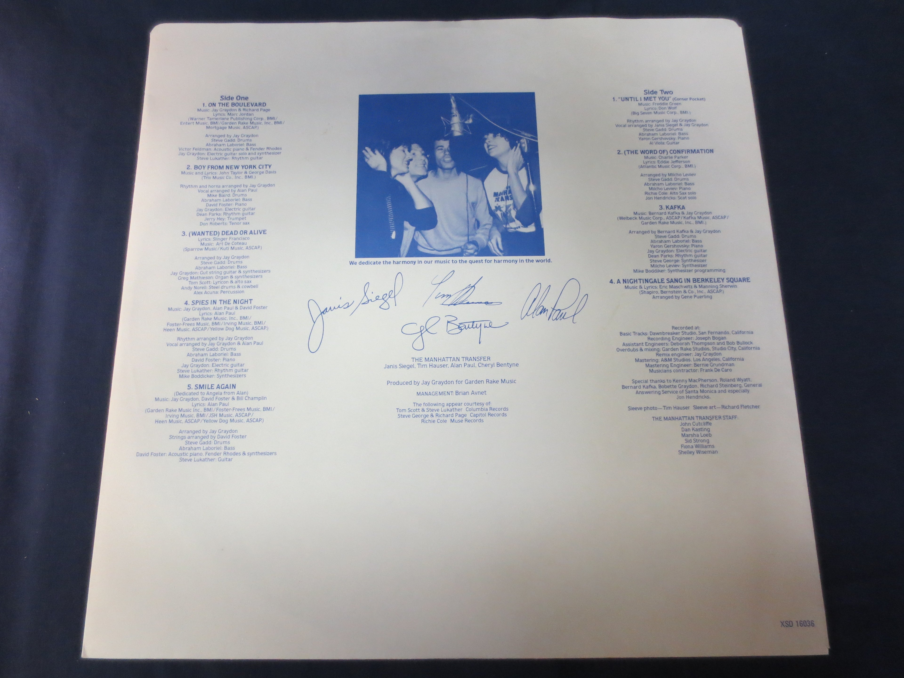 The Manhattan Transfer – Mecca for Moderns (1981) Vinyl LP 001