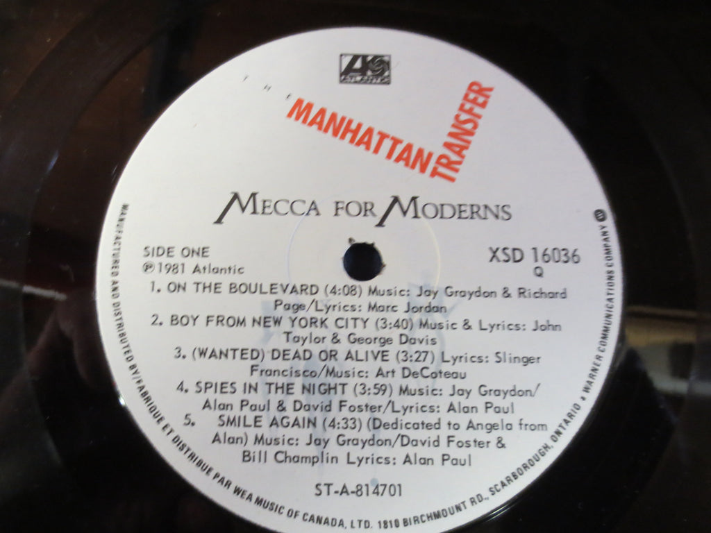 The Manhattan Transfer – Mecca for Moderns (1981) Vinyl LP