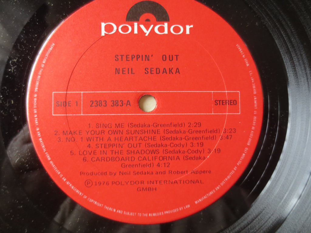 Neil Sedaka – Steppin' Out (1976) Vinyl LP