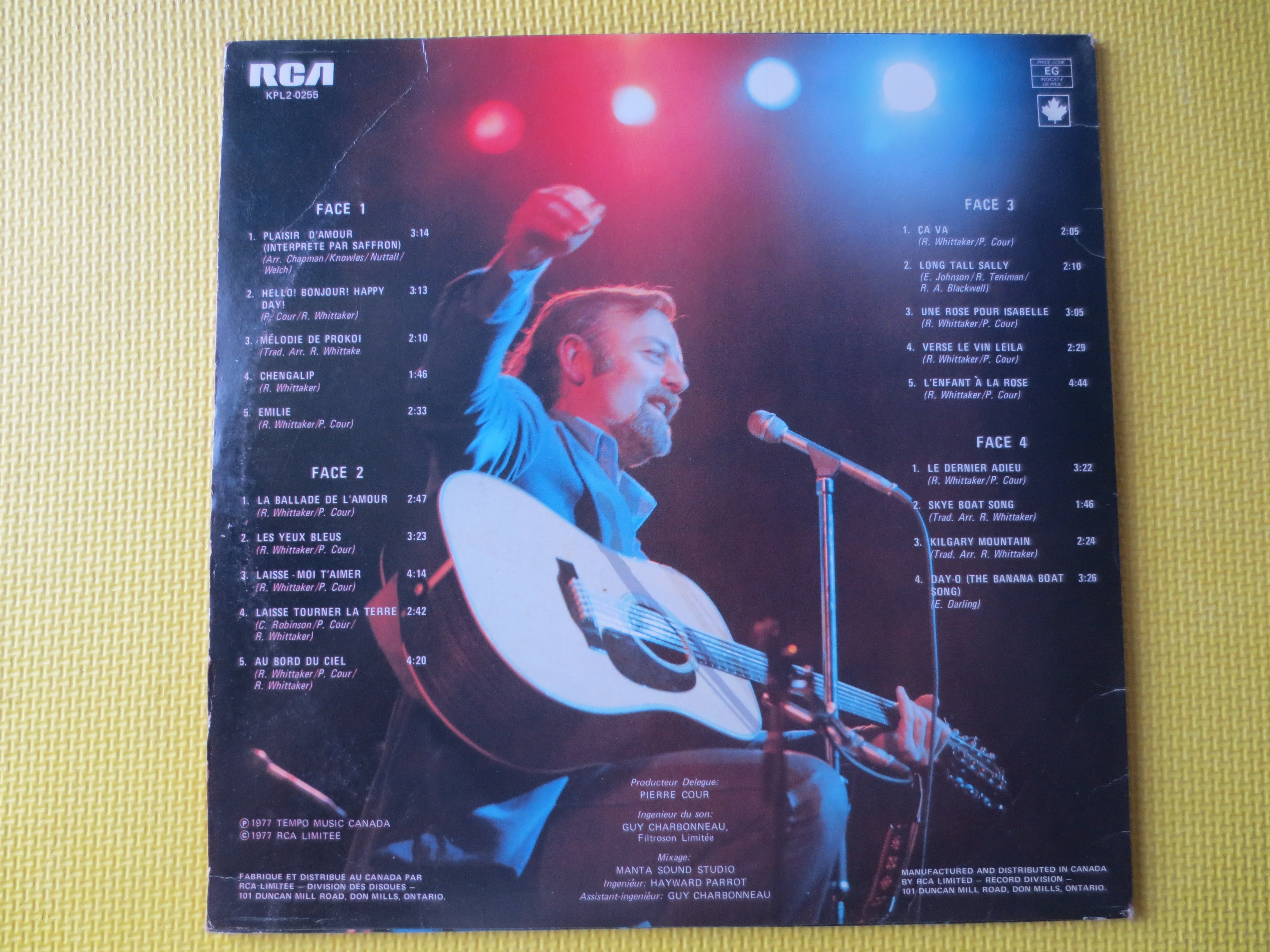 Roger Whittaker – En Spectacle (1977) Vinyl 2xLP