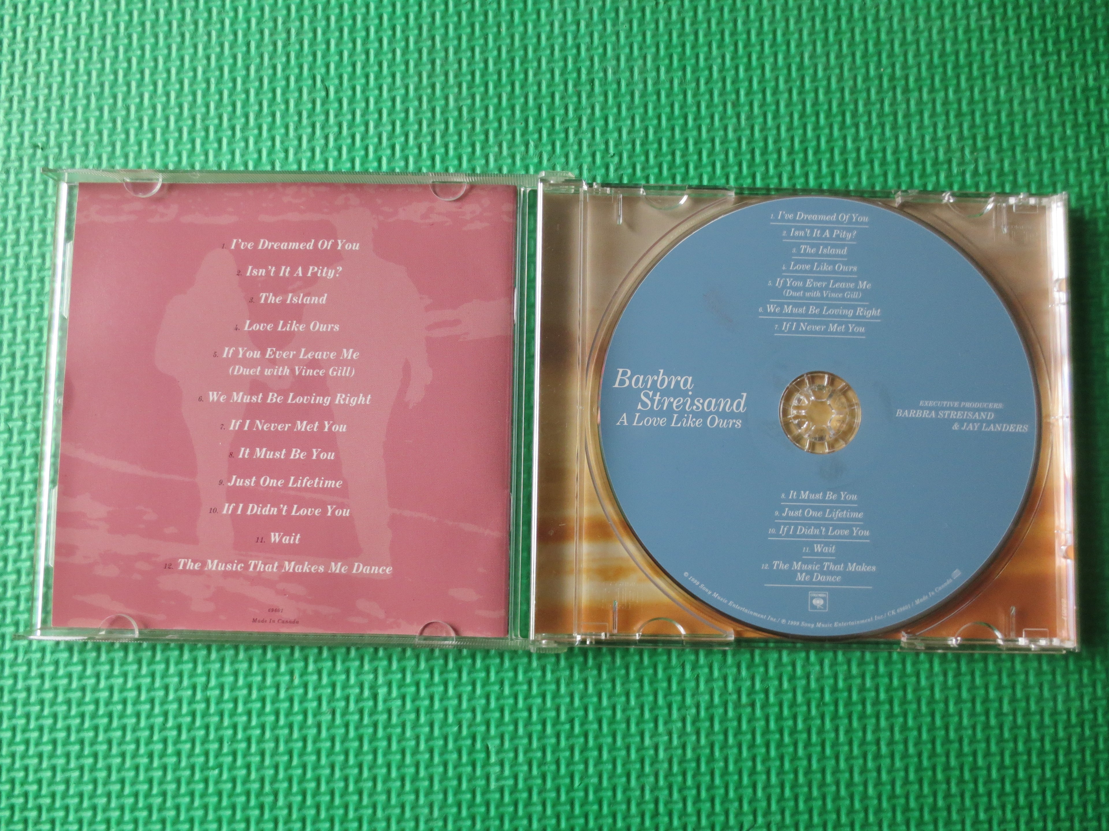 Barbra Streisand – A Love Like Ours (1999) CD