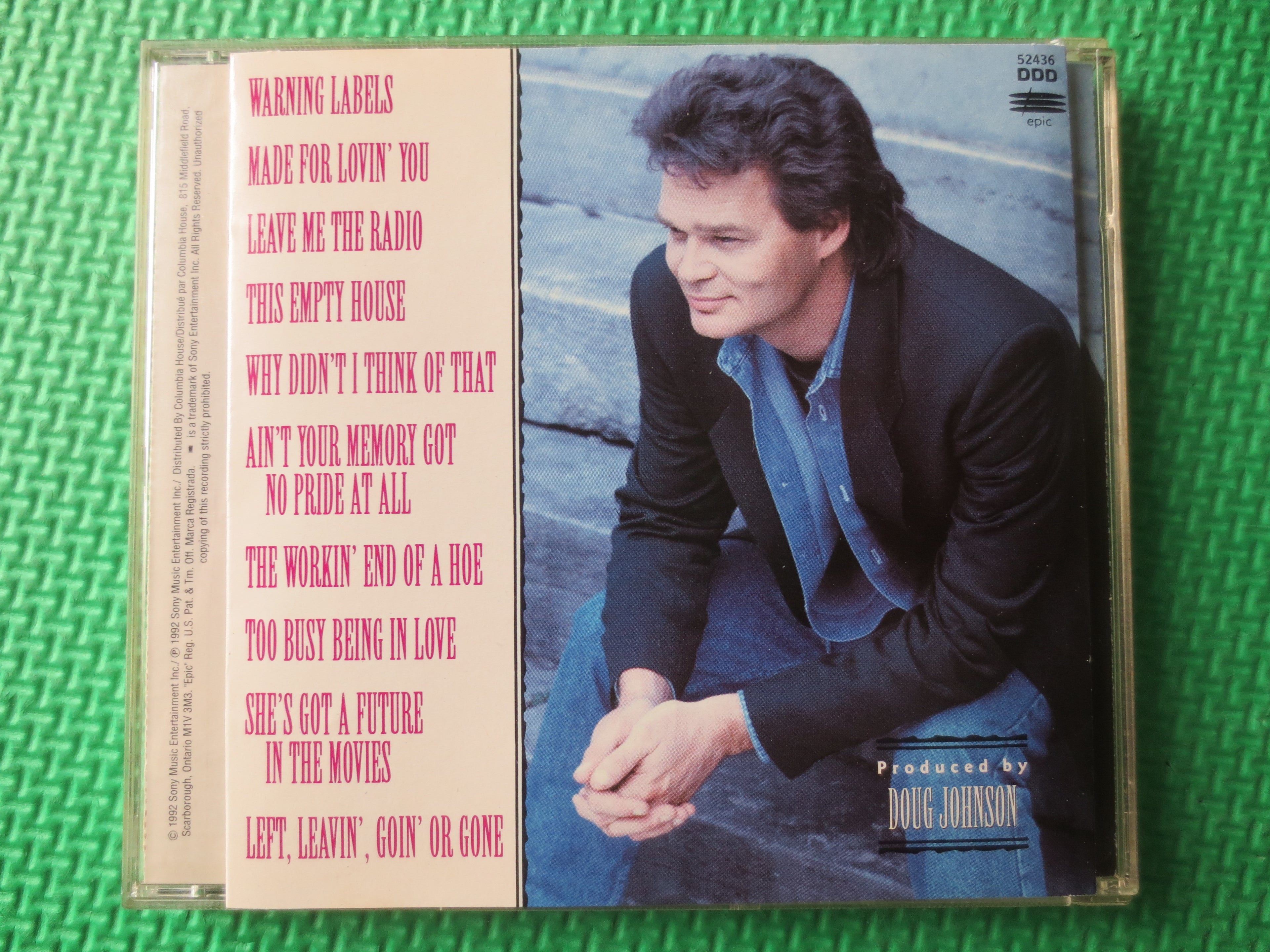 Doug Stone – From the Heart (1992) CD