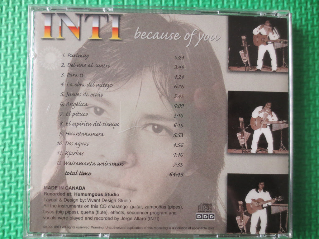 Inti – Because of You (1999) CD