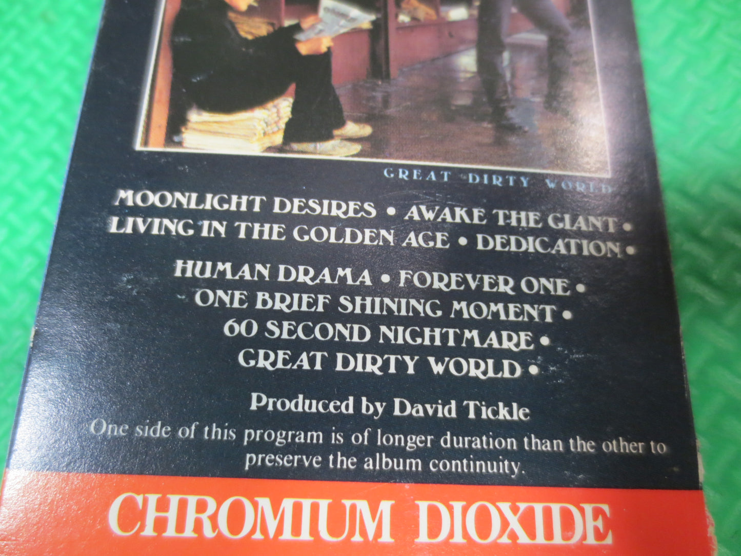 GOWAN Tape, GREAT Dirty WORLD, Gowan Album, Gowan Music, Gowan Song, Tape Cassette, Vintage Cassette, Rock Lp, 1987 Cassette