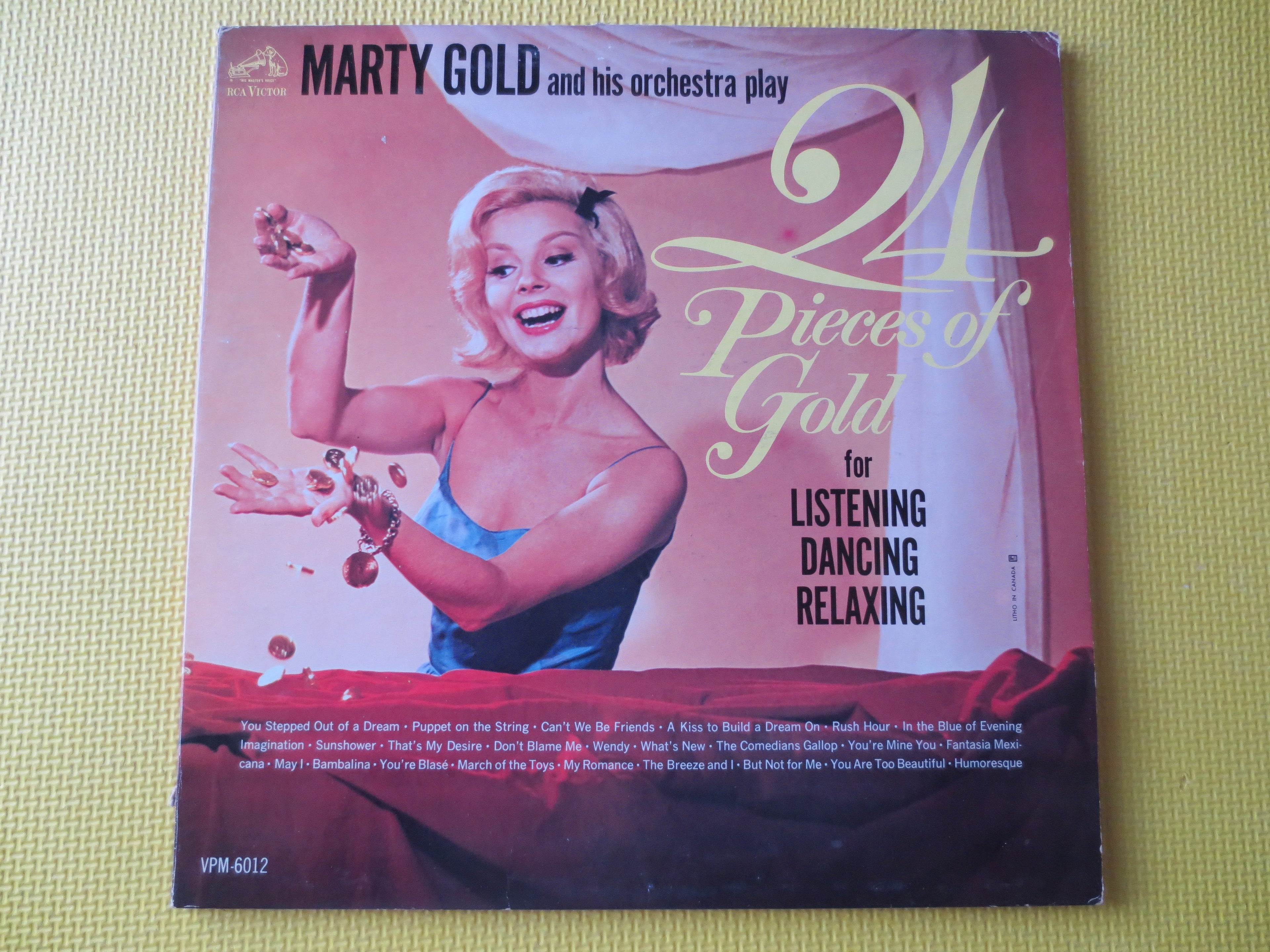 Marty Gold & His Orchestra – 24 Pieces of Gold (1962) Vinyl 2xLP