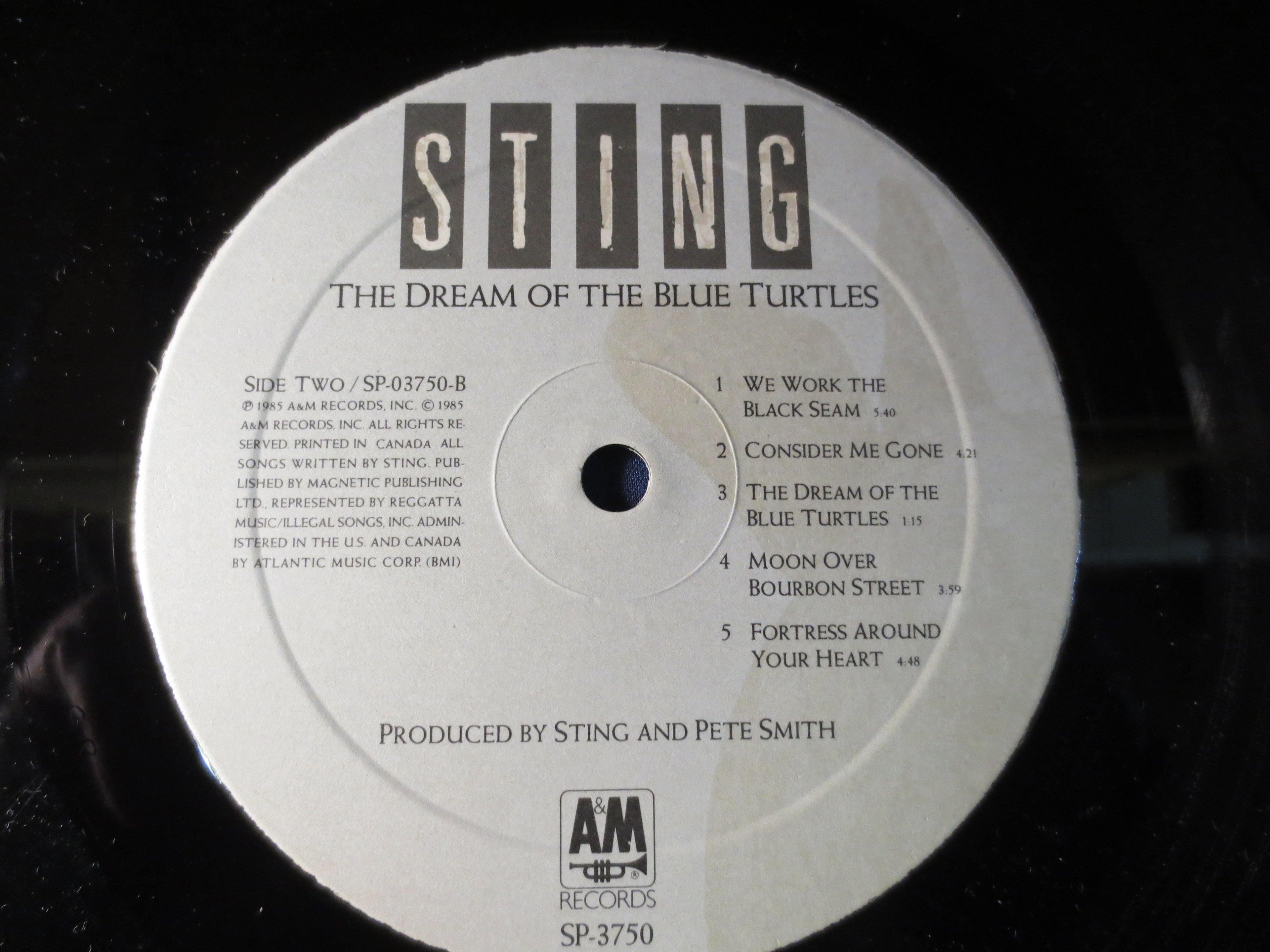 Sting – The Dream of the Blue Turtles (1985) Vinyl LP