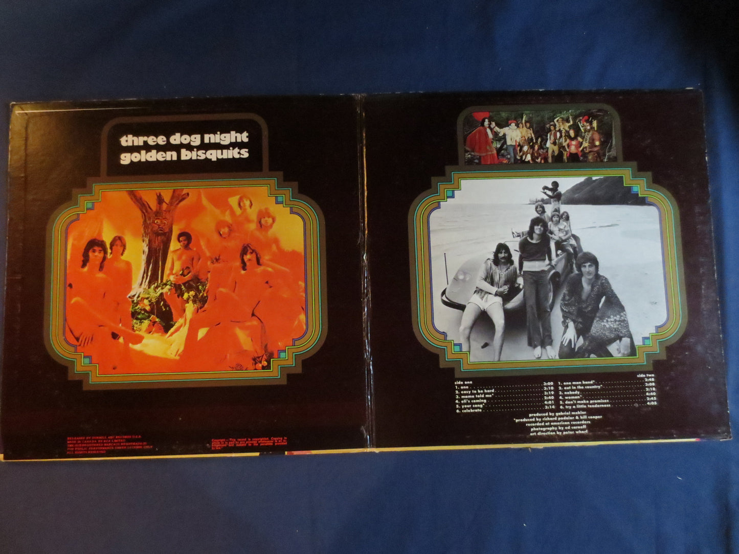 THREE DOG NIGHT, Golden Bisquits, Rock Records, Vintage Vinyl, Records, Vinyl Records, Classic Rock Vinyl, lp, 1971 Records