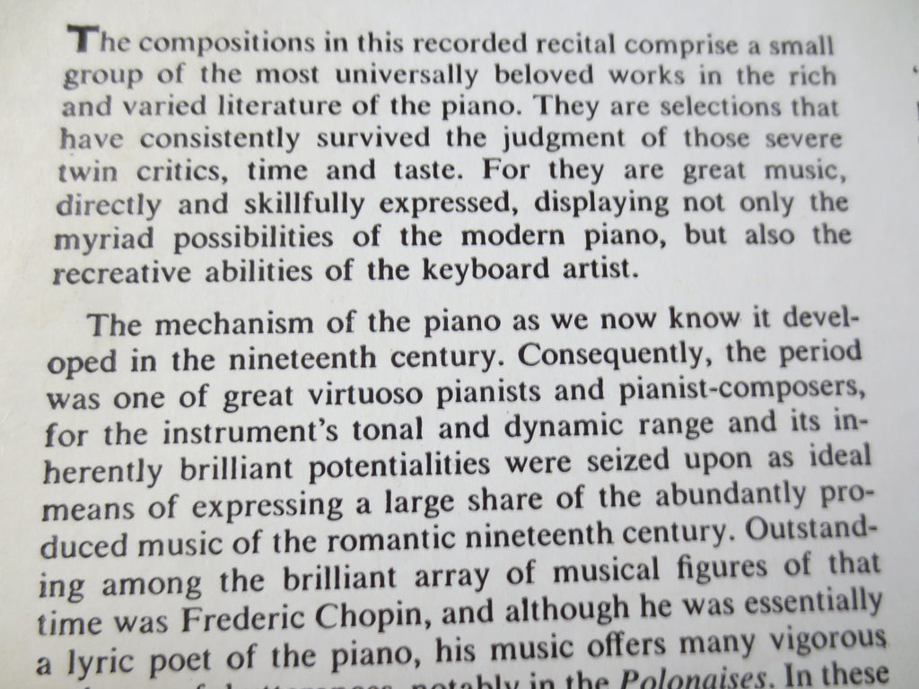 Leonard Pennario – Pennario Plays Favorite Classics for Piano (1959) Vinyl LP