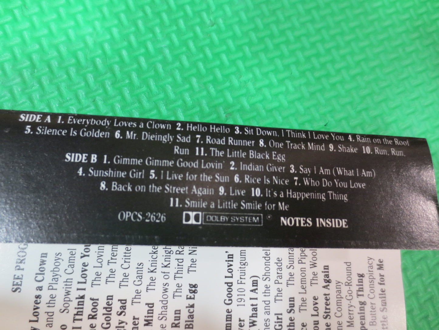 CLASSIC ROCK Tape, BUBBLEGUM Music, Time Life Tape, Pop Music, Pop Song, Tape Cassette, Classic Rock Cassette, 1991 Cassette