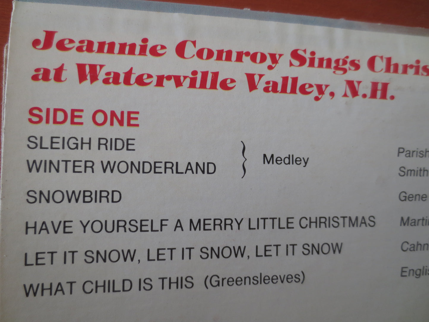 JEANNIE CONROY, CHRISTMAS Album, Christmas Songs, Christmas Record, Christmas Vinyl, Christmas Lp, Vinyl Lp, 1970 Records