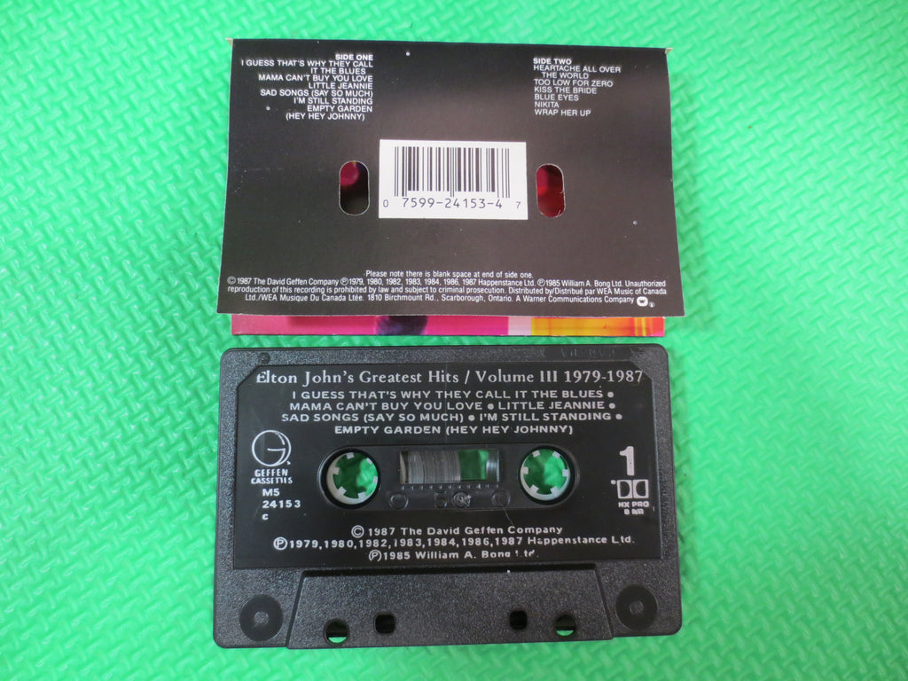 Elton John – Greatest Hits Volume III (1987) Cassette
