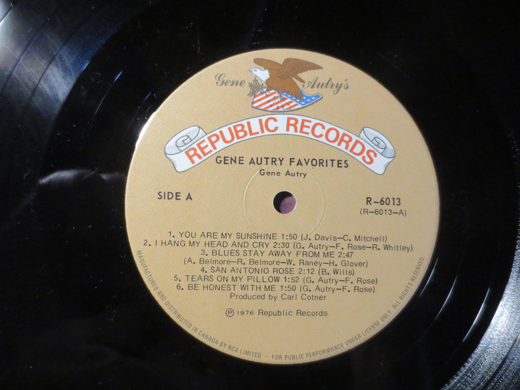 Gene Autry – Favorites (1976) Vinyl LP