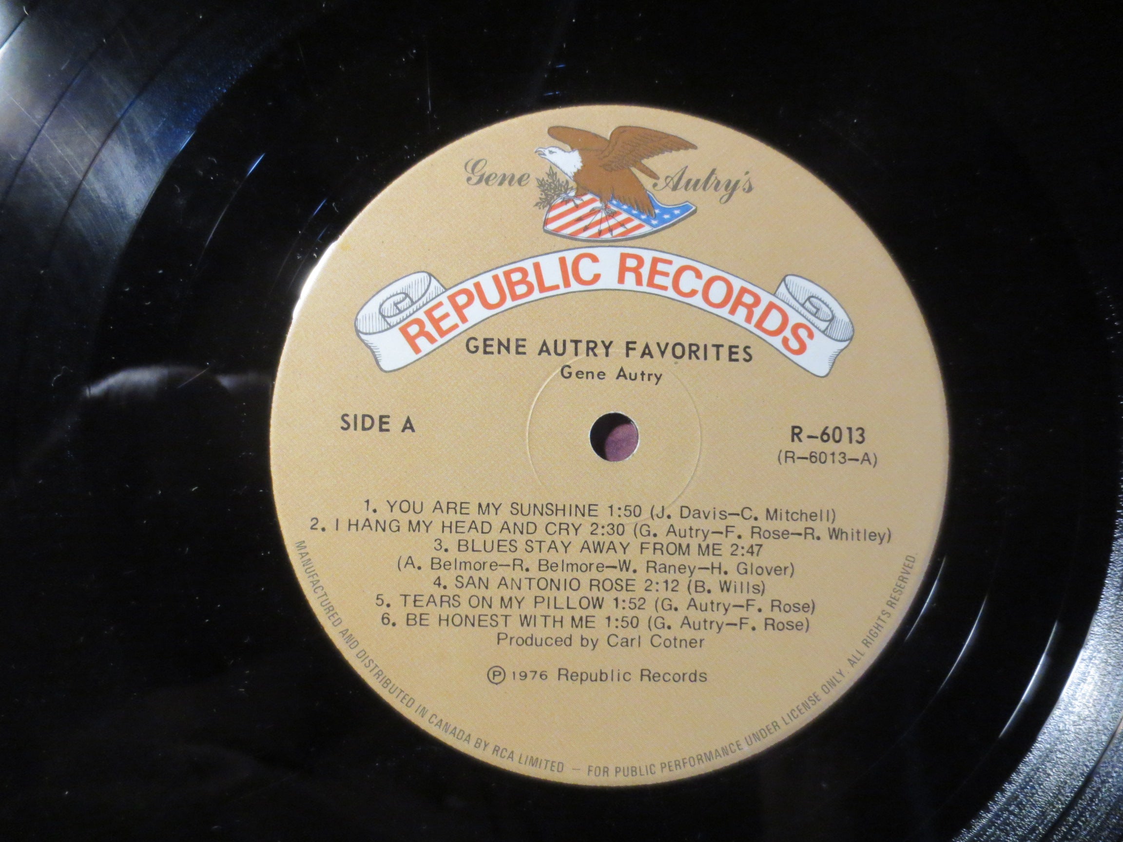 Gene Autry – Favorites (1976) Vinyl LP