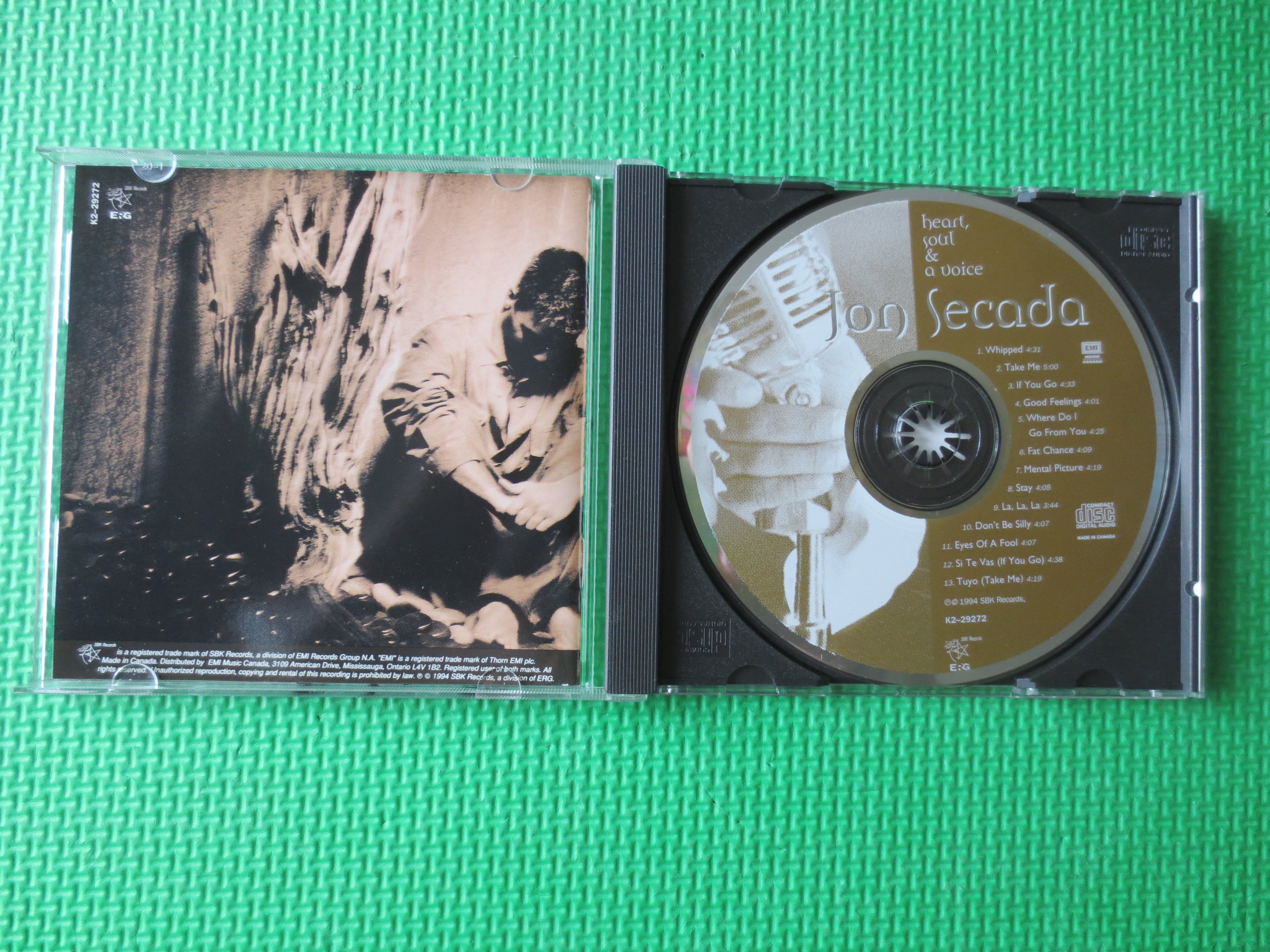 Jon Secada – Heart, Soul and a Voice (1994) CD