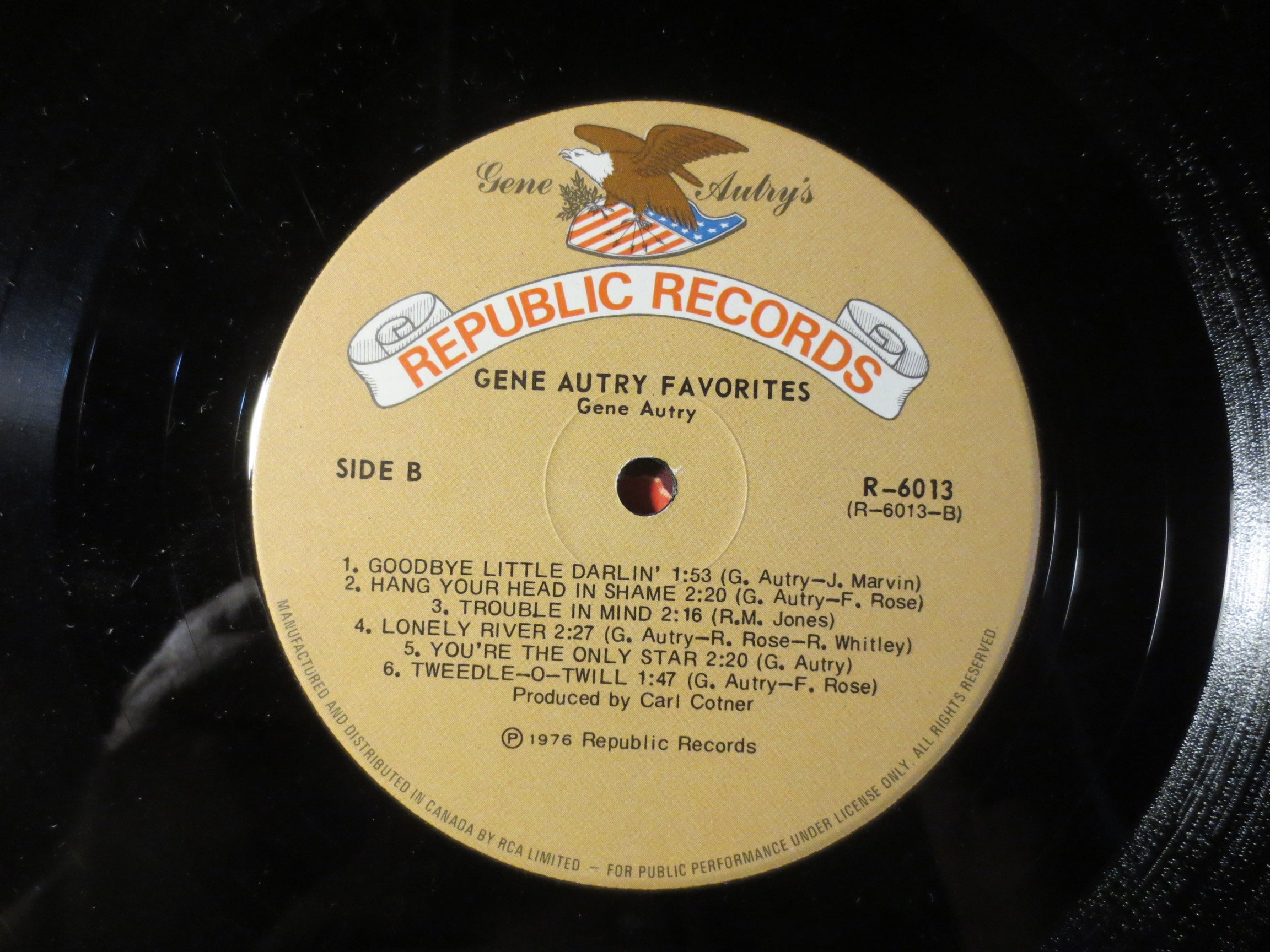 Gene Autry – Favorites (1976) Vinyl LP