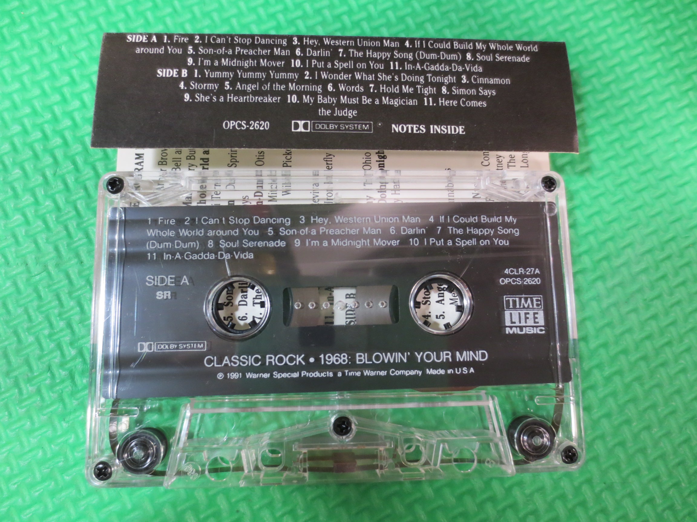 Time Life Classic Rock – 1968: Blowin' Your Mind (1991) Cassette