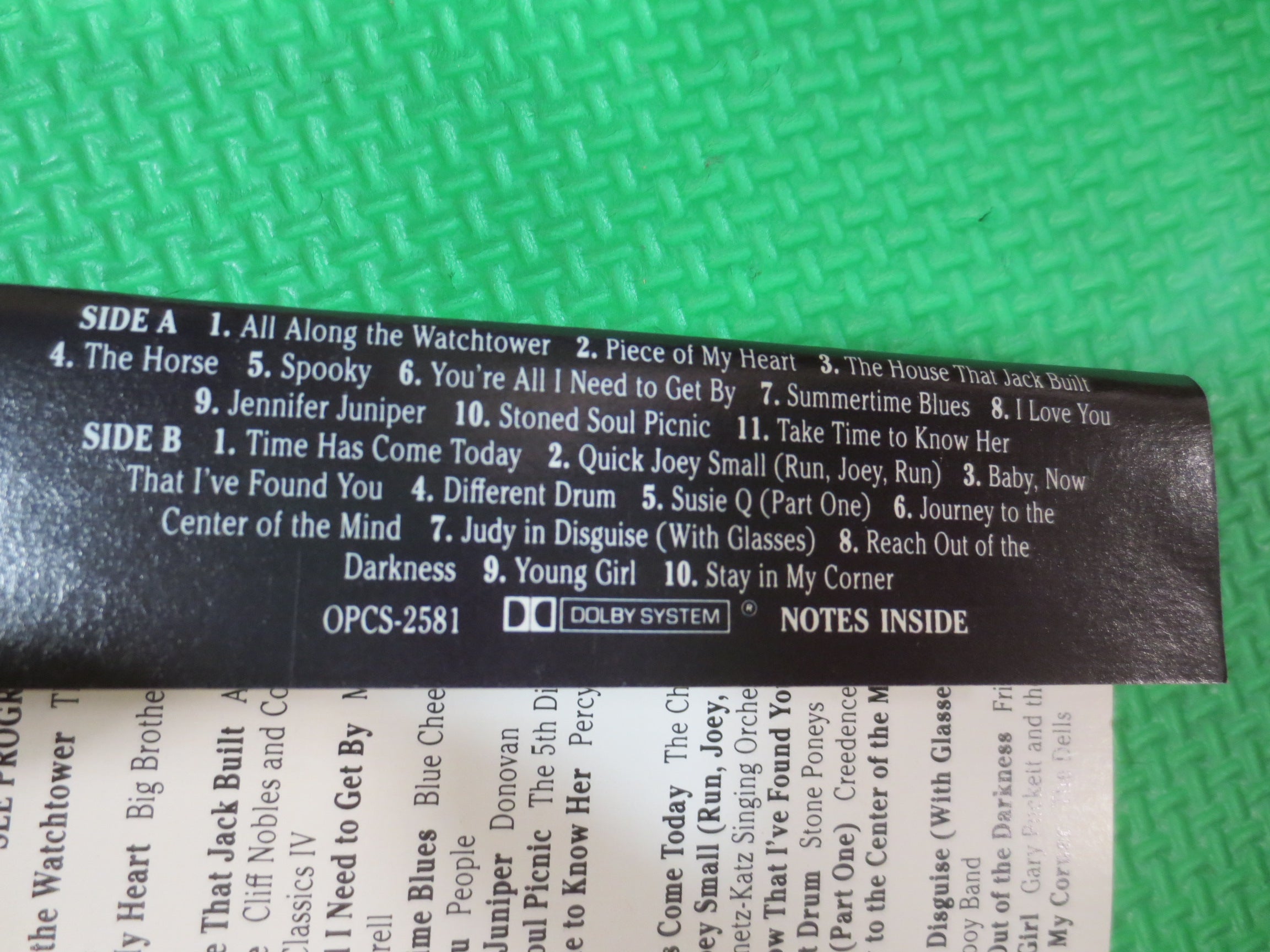 Time Life Classic Rock – 1968: Shakin' All Over (1989) Cassette
