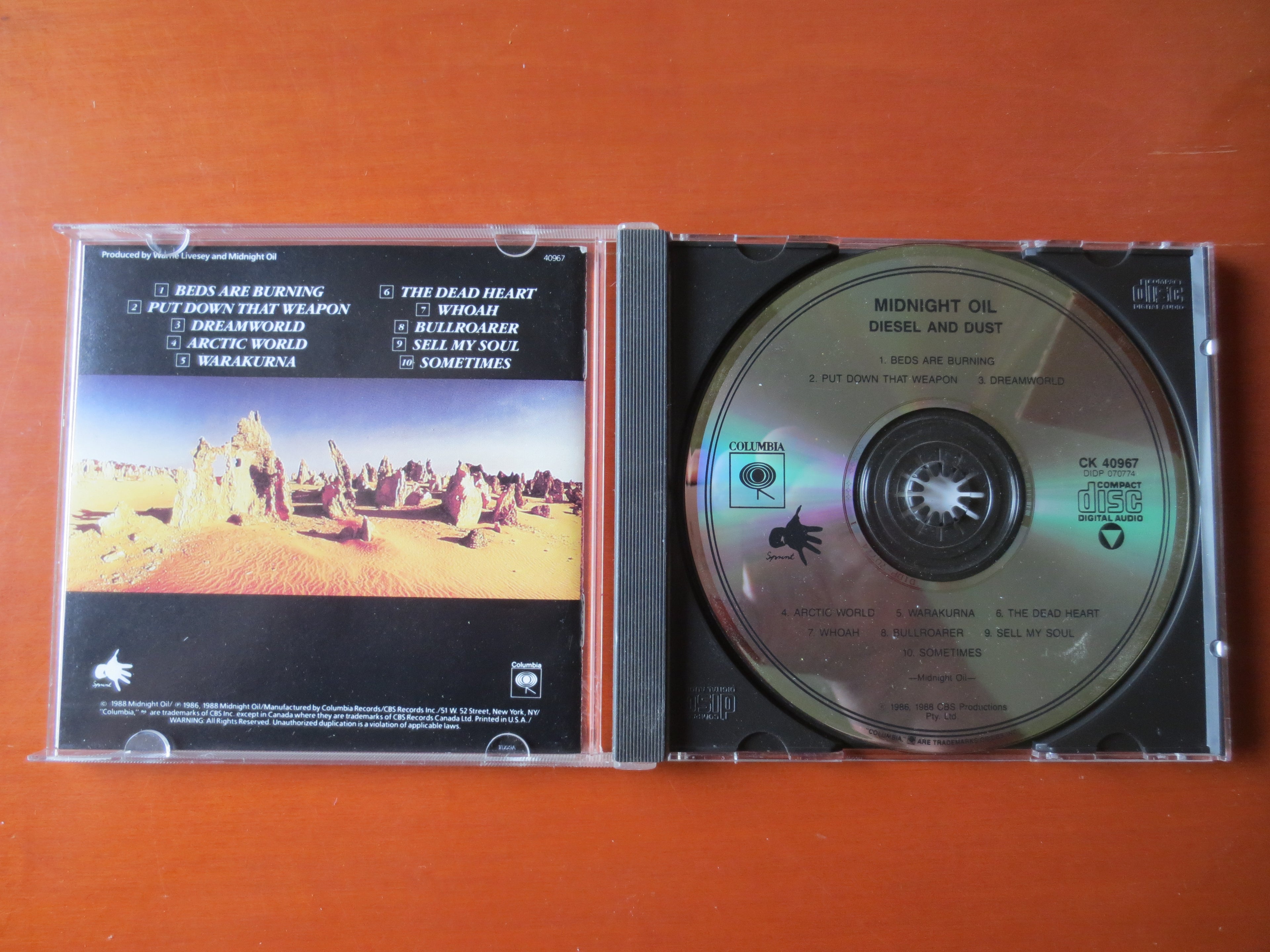 Midnight Oil – Diesel and Dust (1988) CD