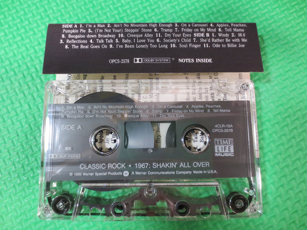 Time Life Classic Rock – 1967: Shakin' All Over (1989) Cassette