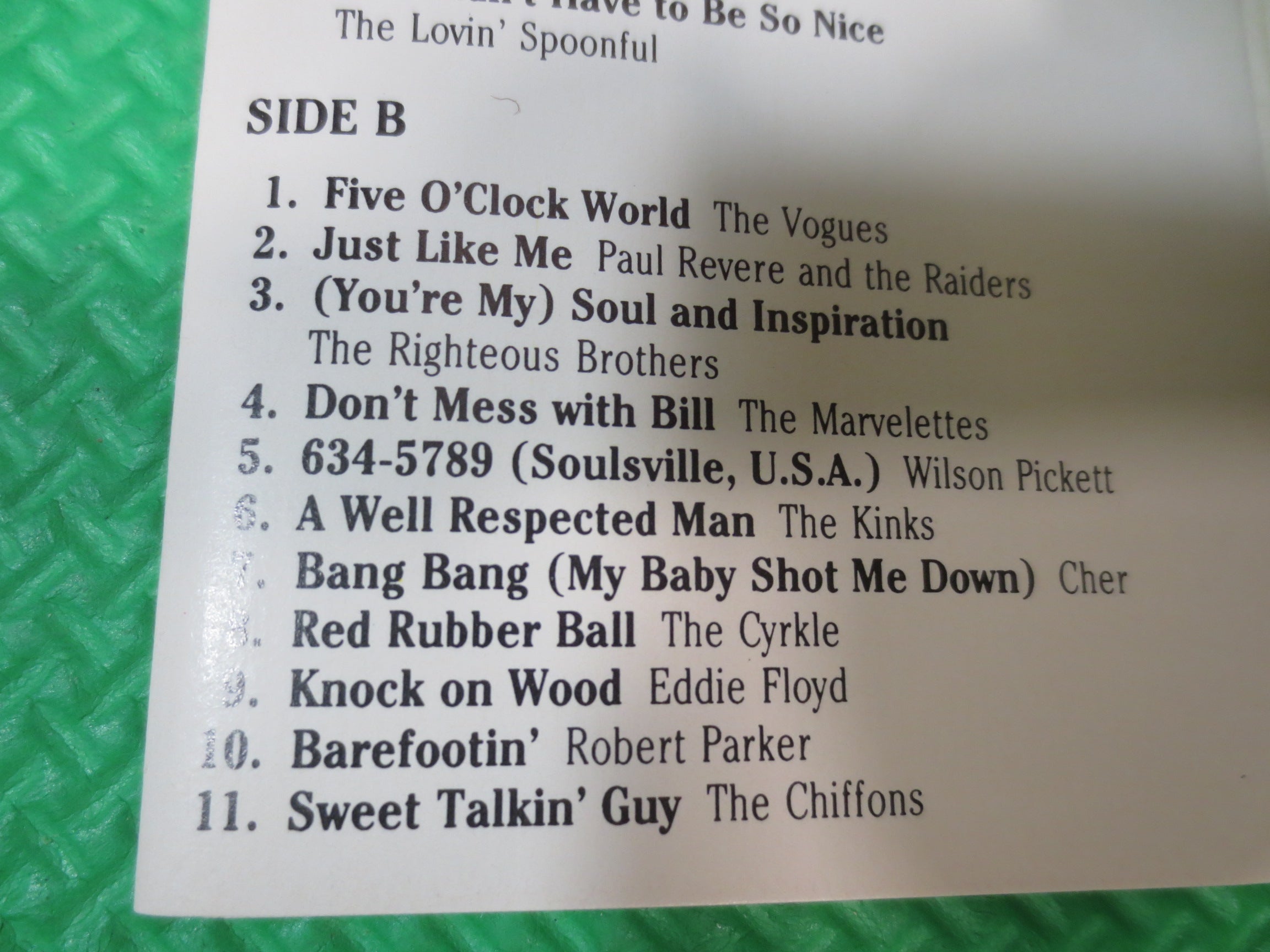 Time Life Classic Rock – 1966: Shakin' All Over (1989) Cassette