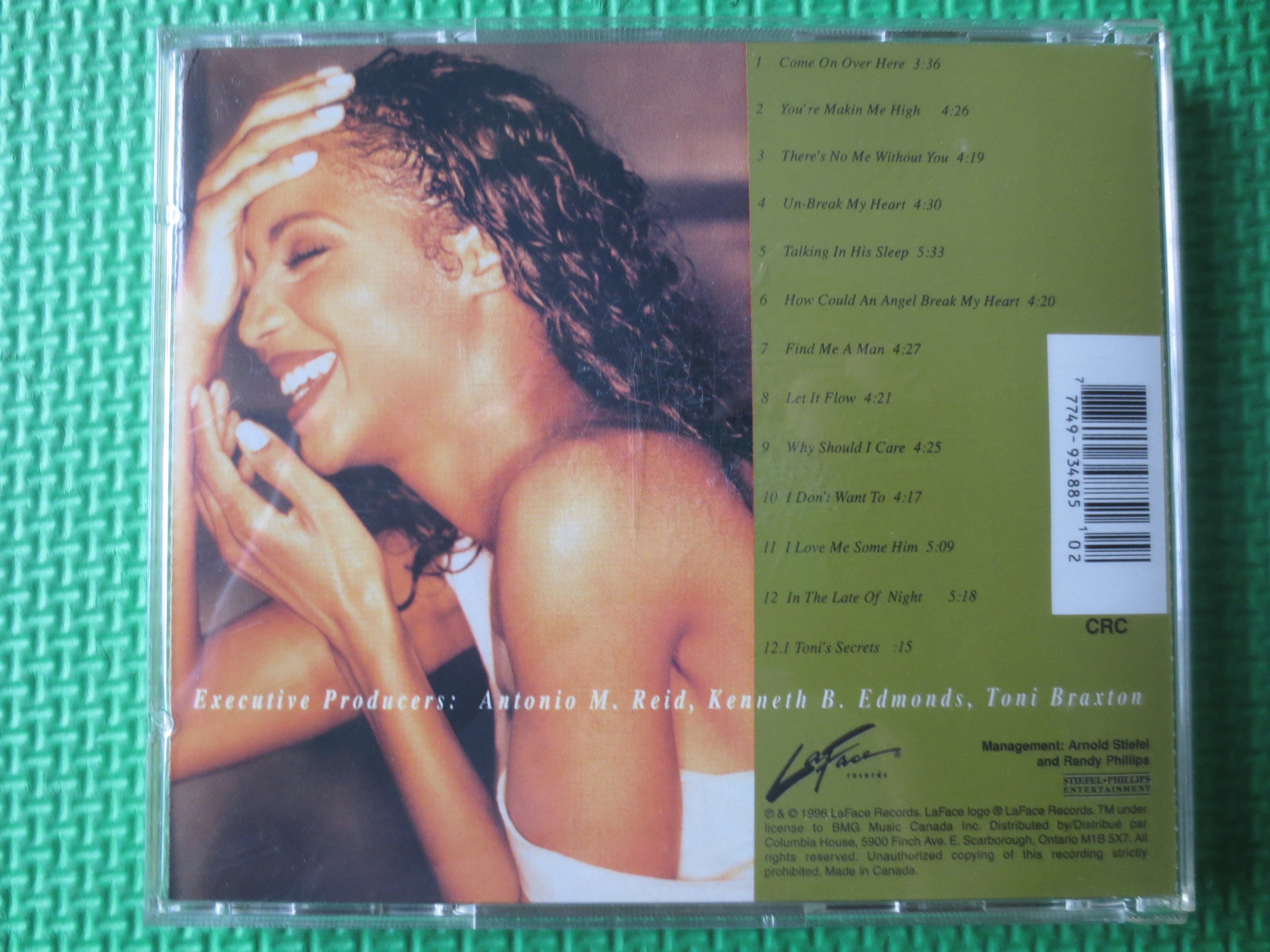 Toni Braxton – Secrets (1996) CD