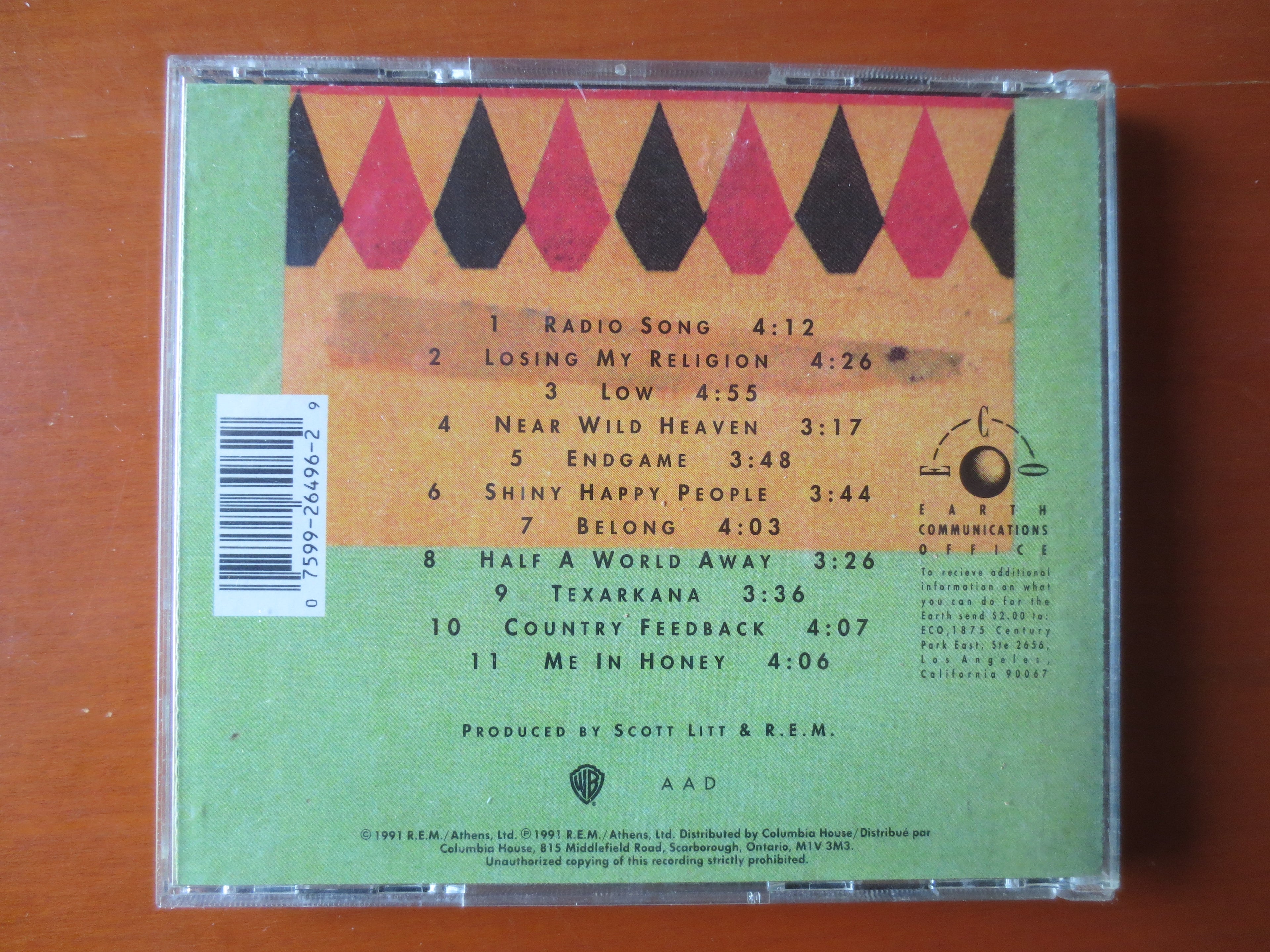 R.E.M. – Out of Time (1991) CD