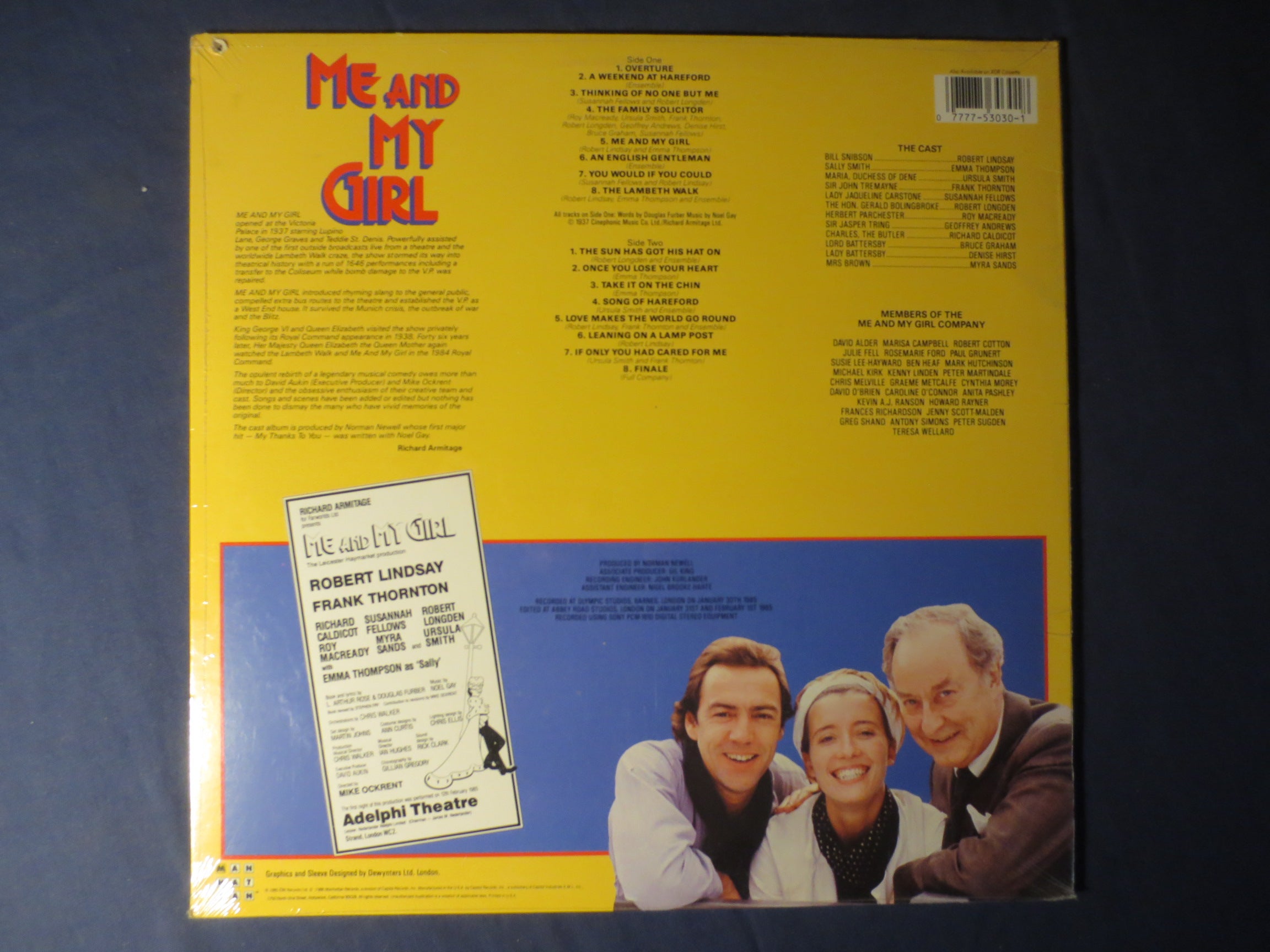 Me and My Girl – Original Broadway Cast (1985) Vinyl LP — Factory Sealed