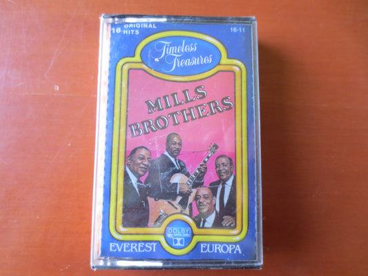 MILLS BROTHERS, Timeless TREASURES, Mills Brothers Tape, Mills Brothers Album, Tape Cassette, Jazz Cassette, Cassette Music