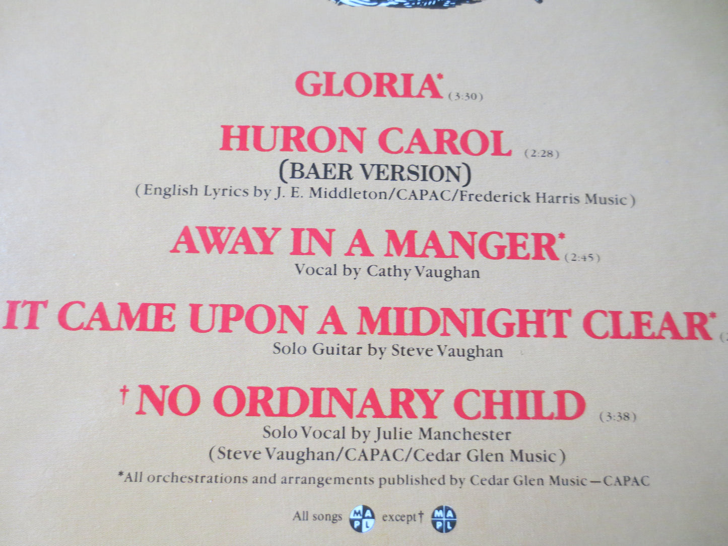 CHRISTMAS Album, No Ordinary CHILD, CHRISTMAS Songs, Christmas Record, Christmas Vinyl, Christmas Lp, Vinyl lp, 1980 Record