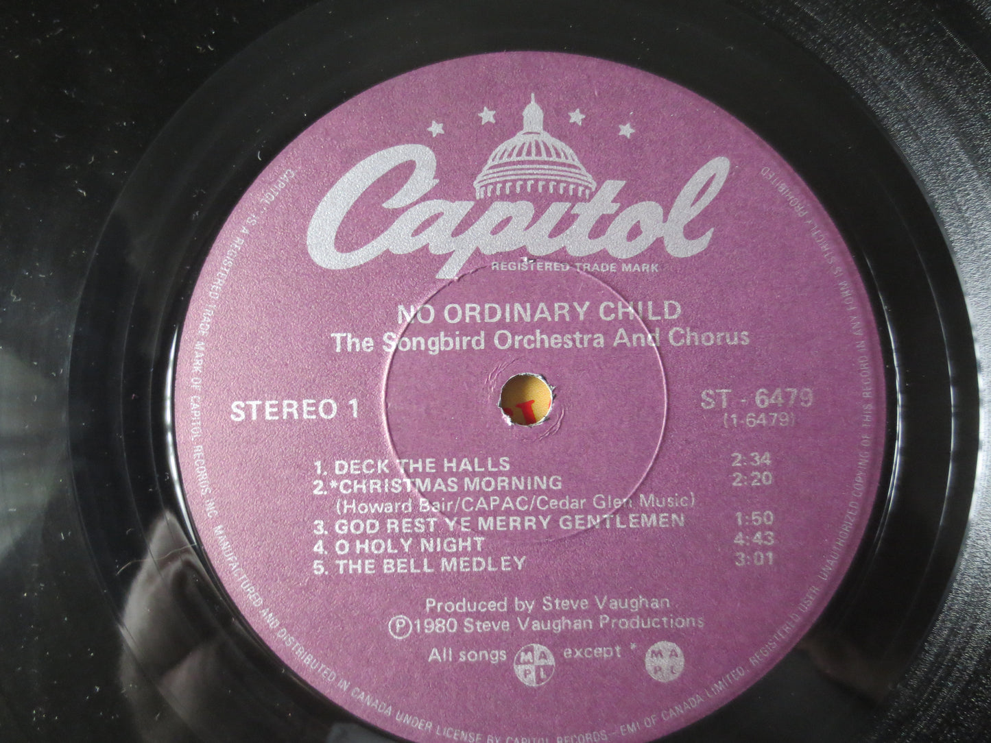 CHRISTMAS Album, No Ordinary CHILD, CHRISTMAS Songs, Christmas Record, Christmas Vinyl, Christmas Lp, Vinyl lp, 1980 Record