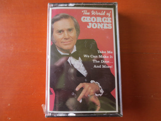 GEORGE JONES, The WORLD of, George Jones Album, Tape Cassette, Country Cassette, Country Tapes, Country lp, Cassette Music