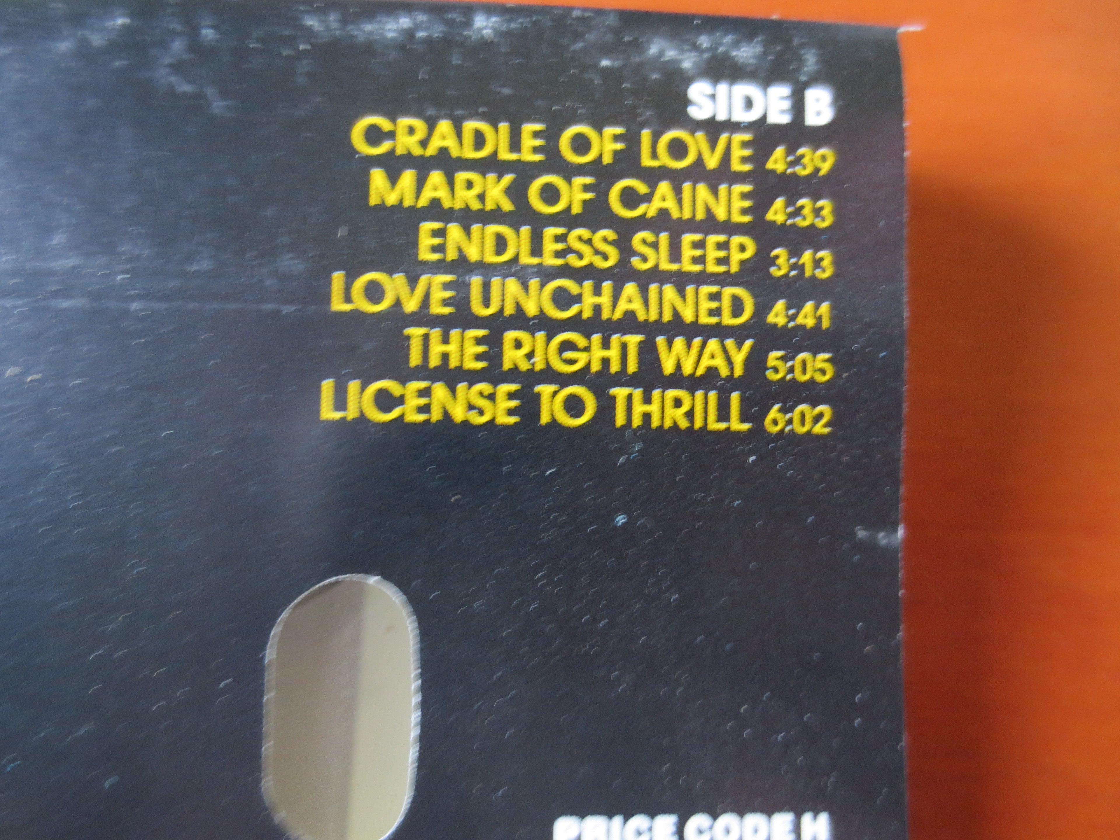 Billy Idol – Charmed Life (1990) Cassette