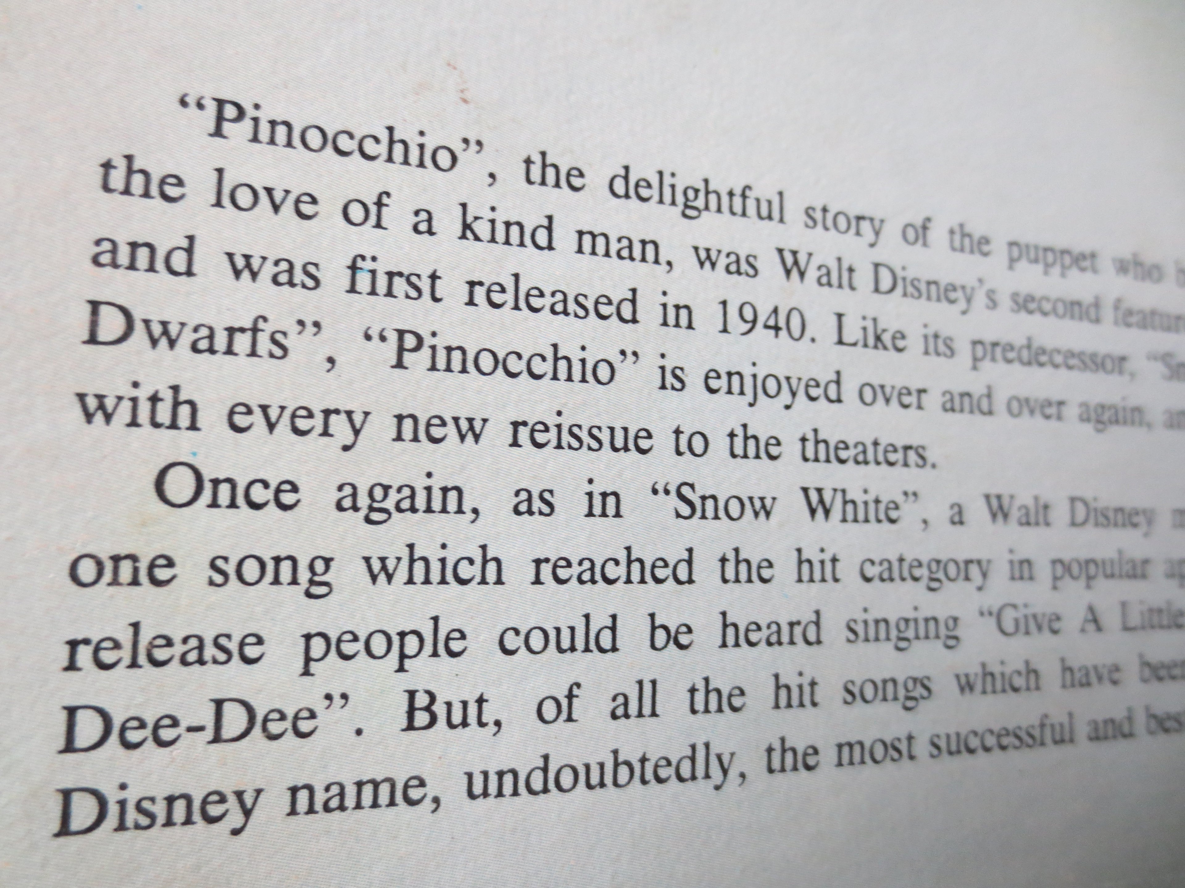 Pinocchio – Disneyland Records (1963) Vinyl LP