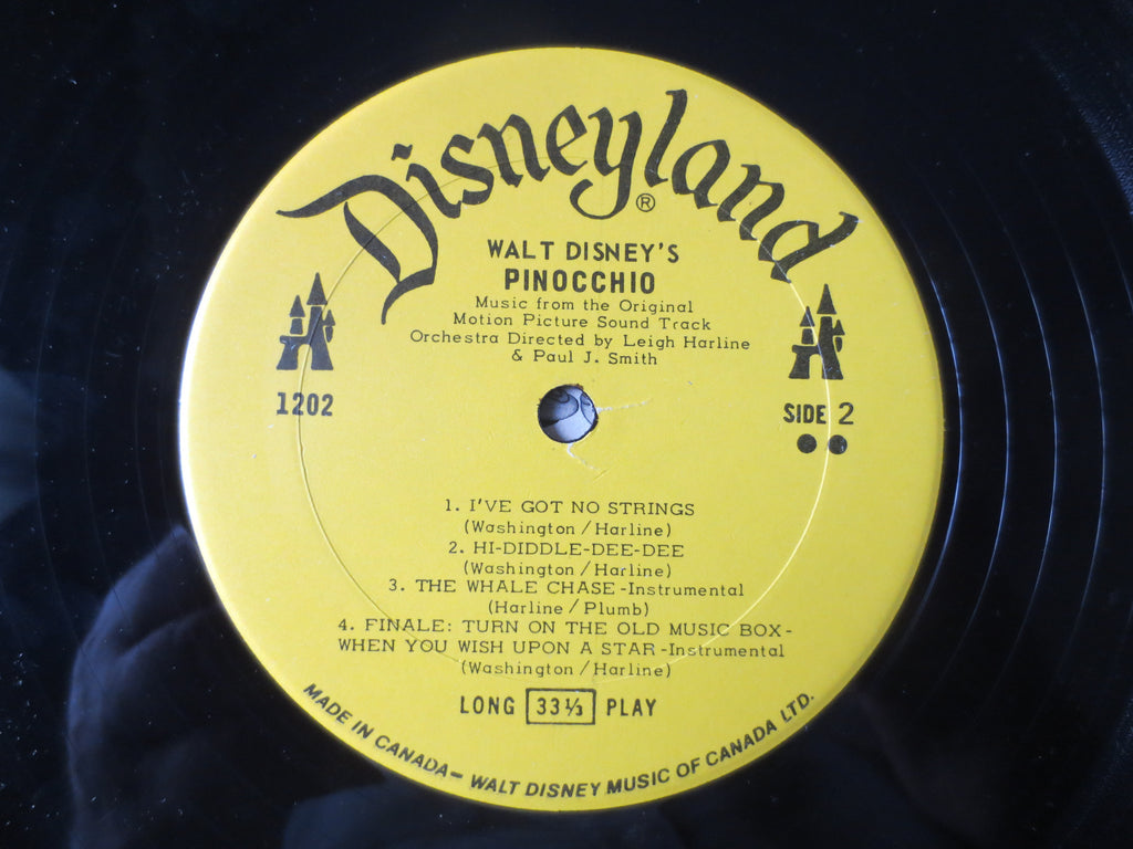Pinocchio – Disneyland Records (1963) Vinyl LP