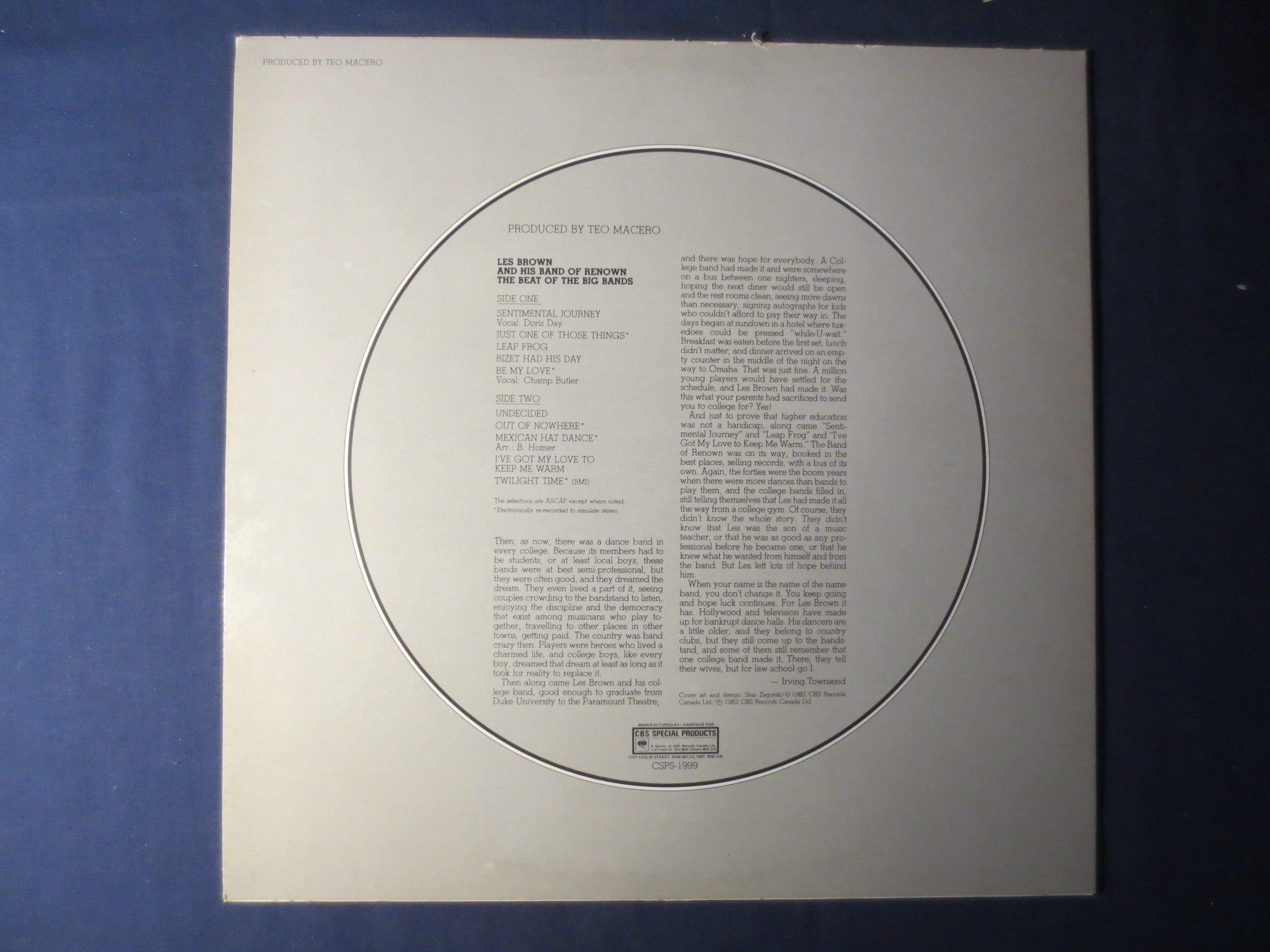 Les Brown – The Beat of the Big Bands (1982) [Vinyl LP]