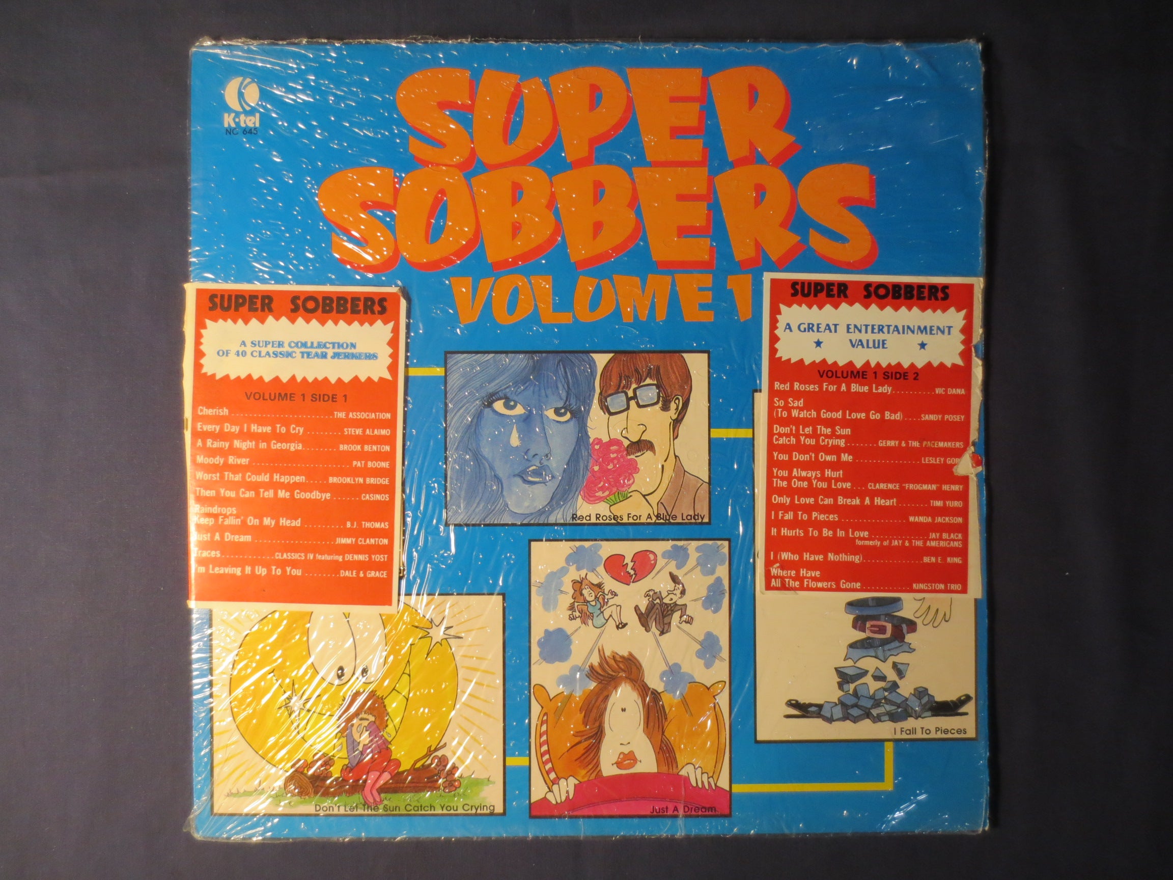 Super Sobbers Volume 1 – K-Tel (1983) Vinyl LP