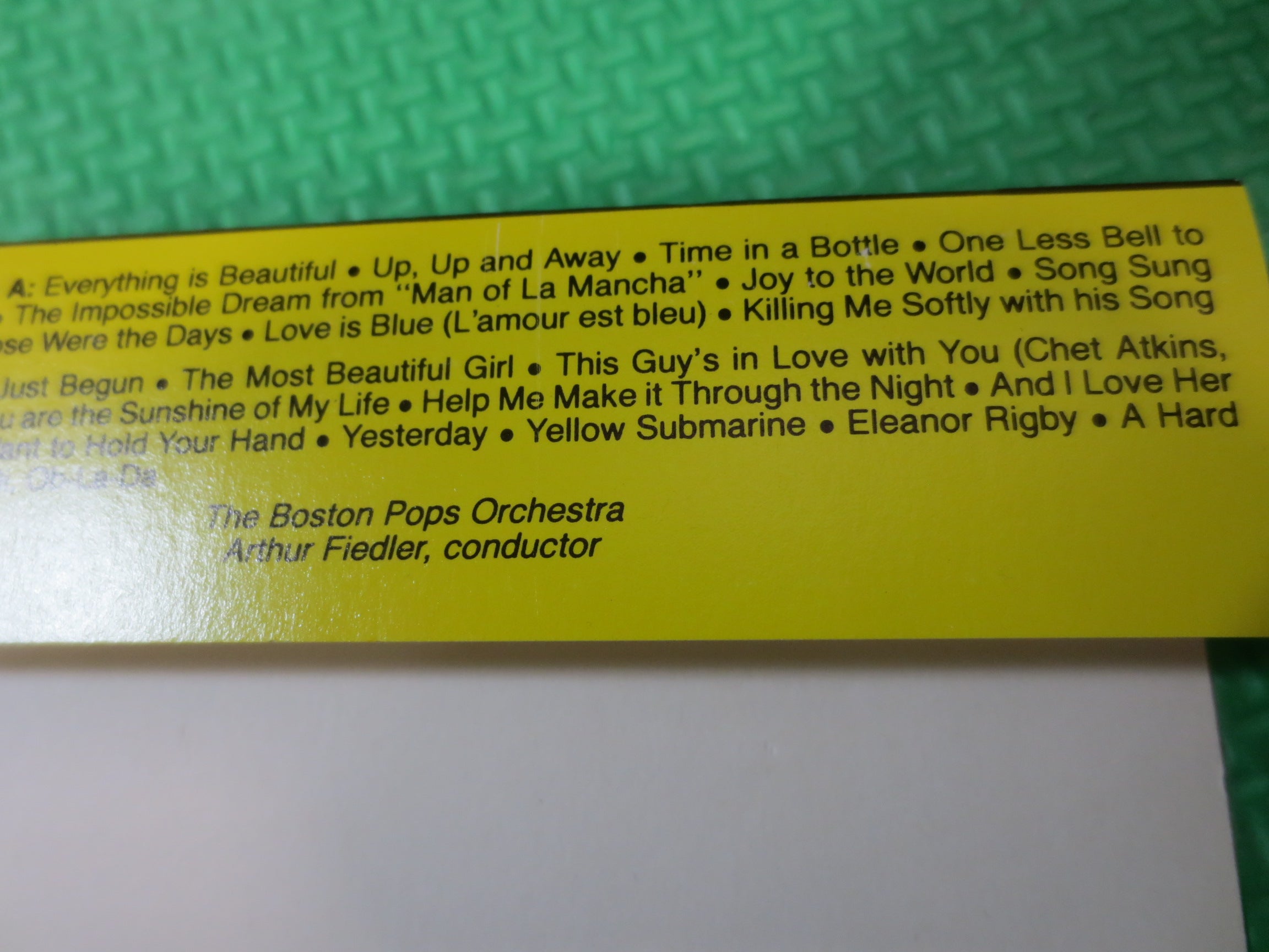 Arthur Fiedler – Hits of the 60s & 70s (1990) Cassette