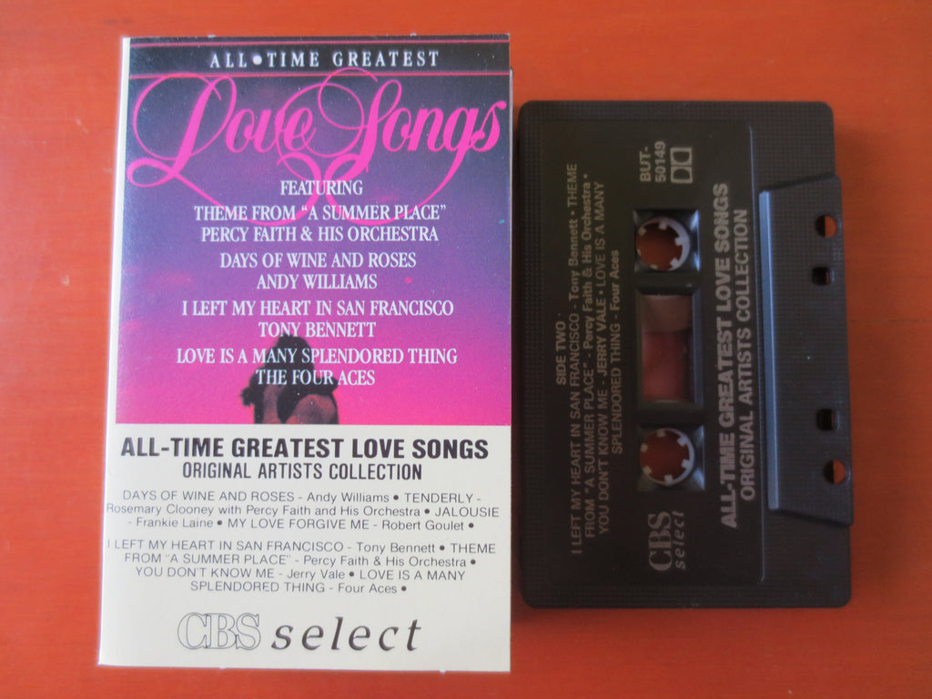 All-Time Greatest Love Songs (1982) Cassette