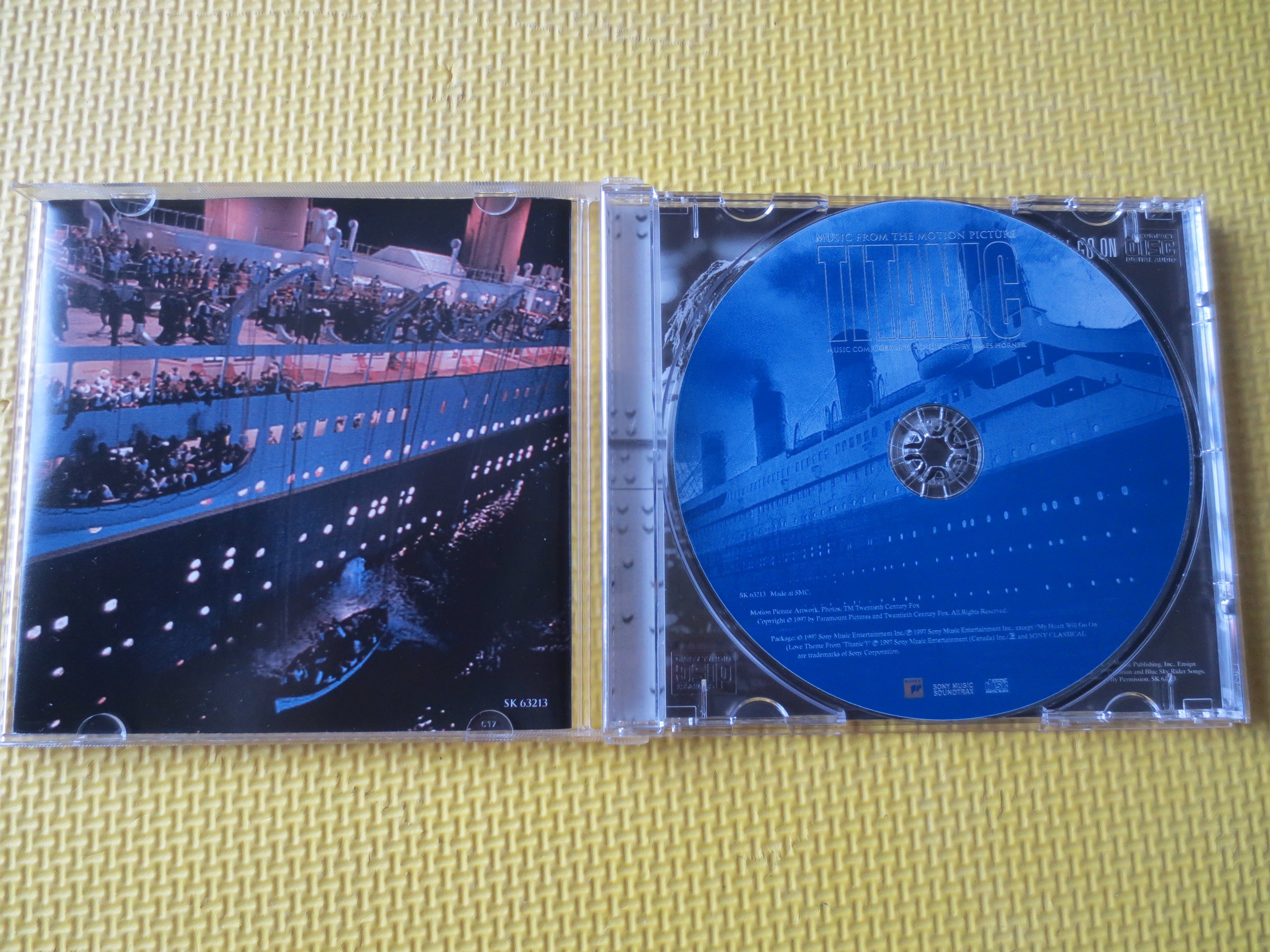 Titanic – Original Motion Picture Soundtrack (1997) CD