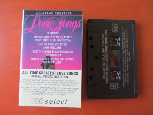 All-Time Greatest Love Songs (1982) Cassette