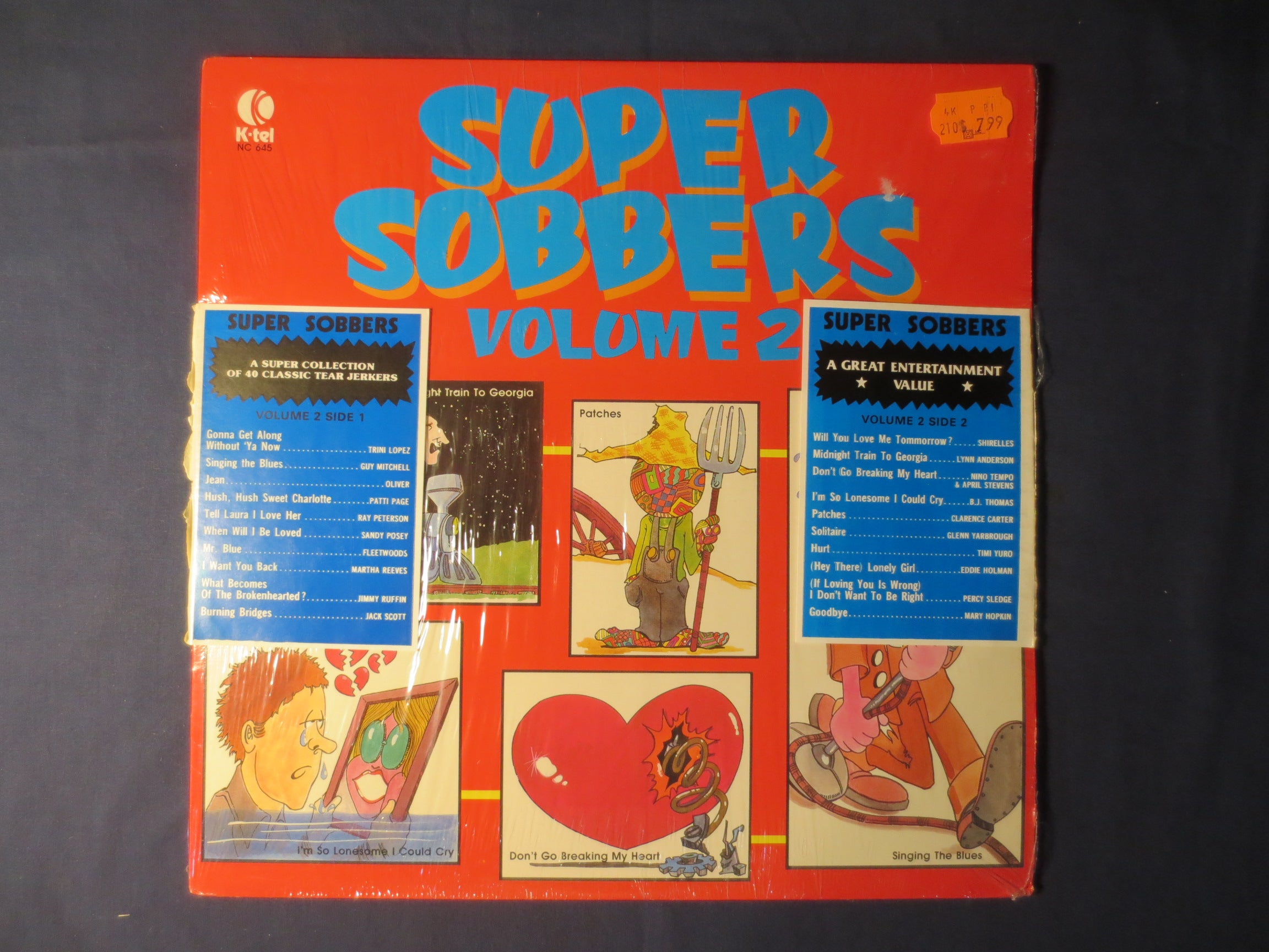 Super Sobbers Volume 2 – K-Tel (1983) Vinyl LP