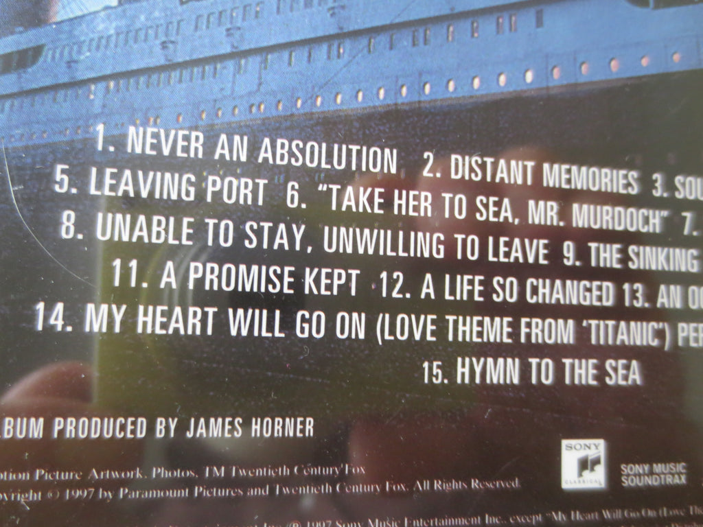 Titanic – Original Motion Picture Soundtrack (1997) CD