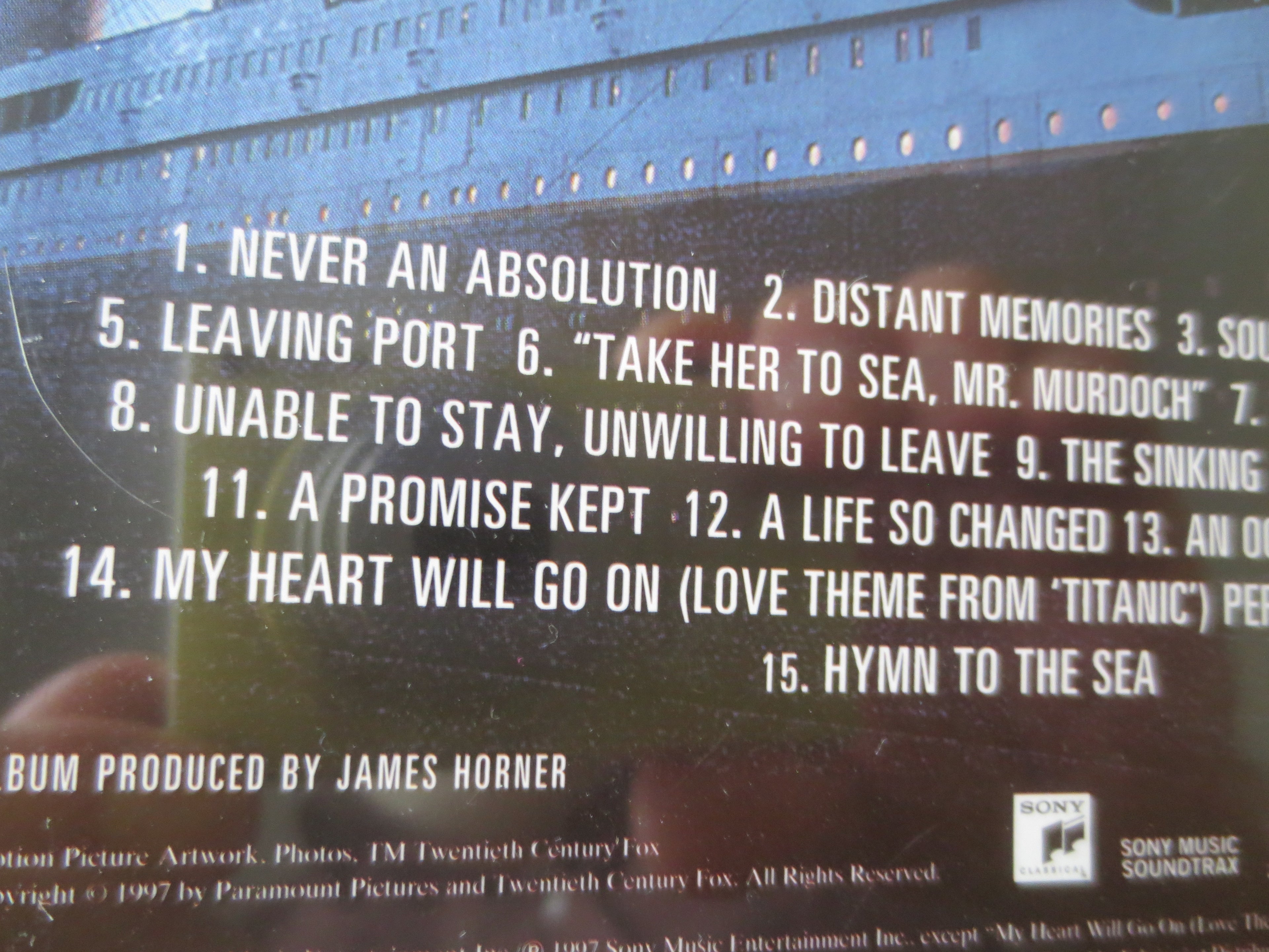 Titanic – Original Motion Picture Soundtrack (1997) CD