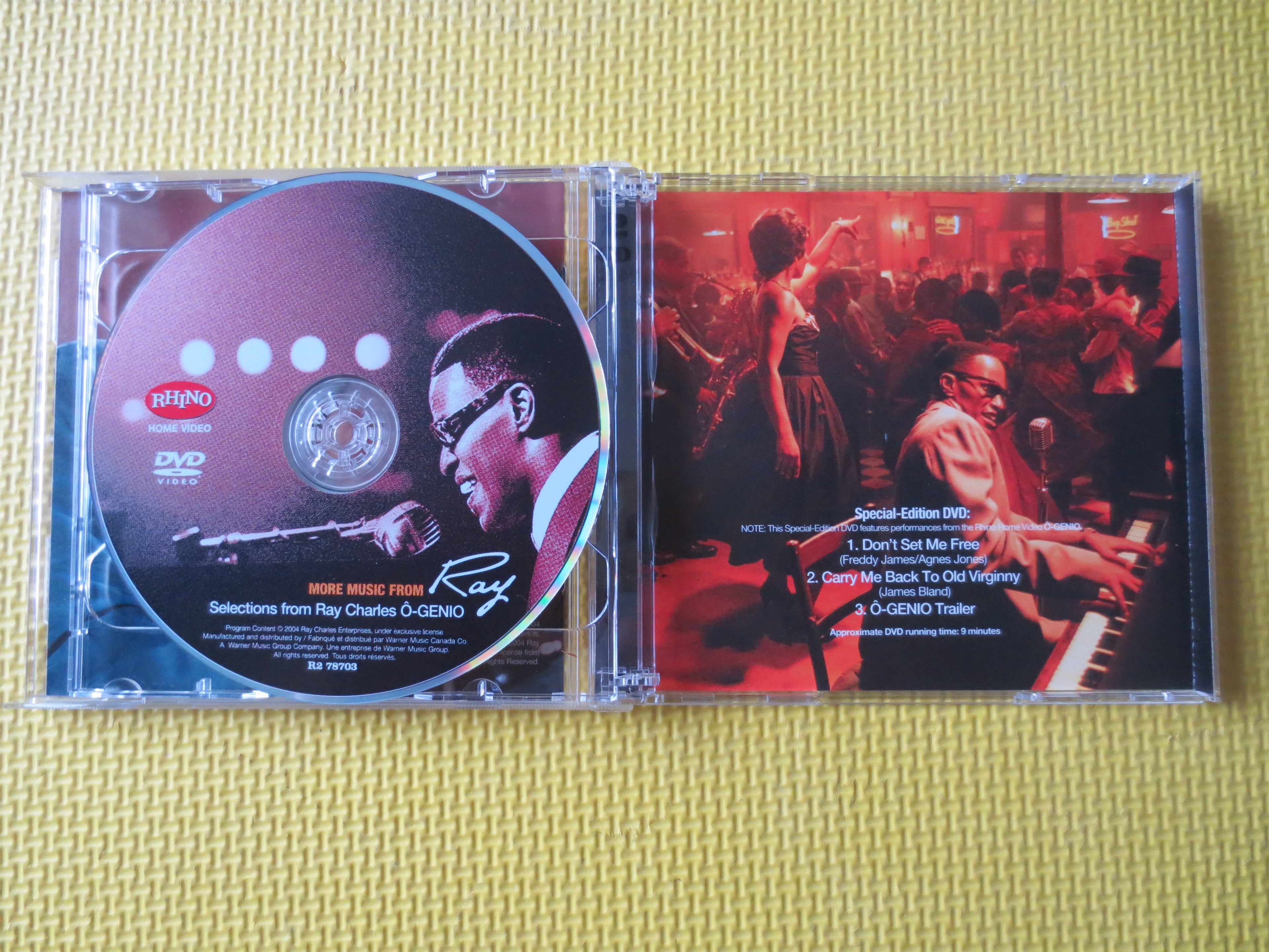 Ray Charles – More Music from Ray (2005) CD + DVD