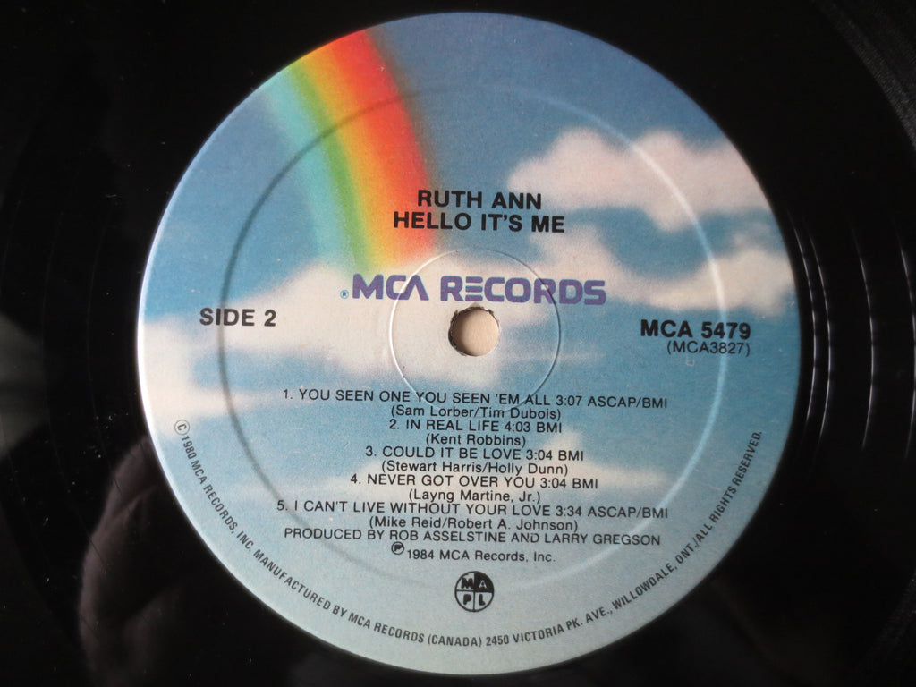Ruth Ann – Hello It's Me (1984) Vinyl LP