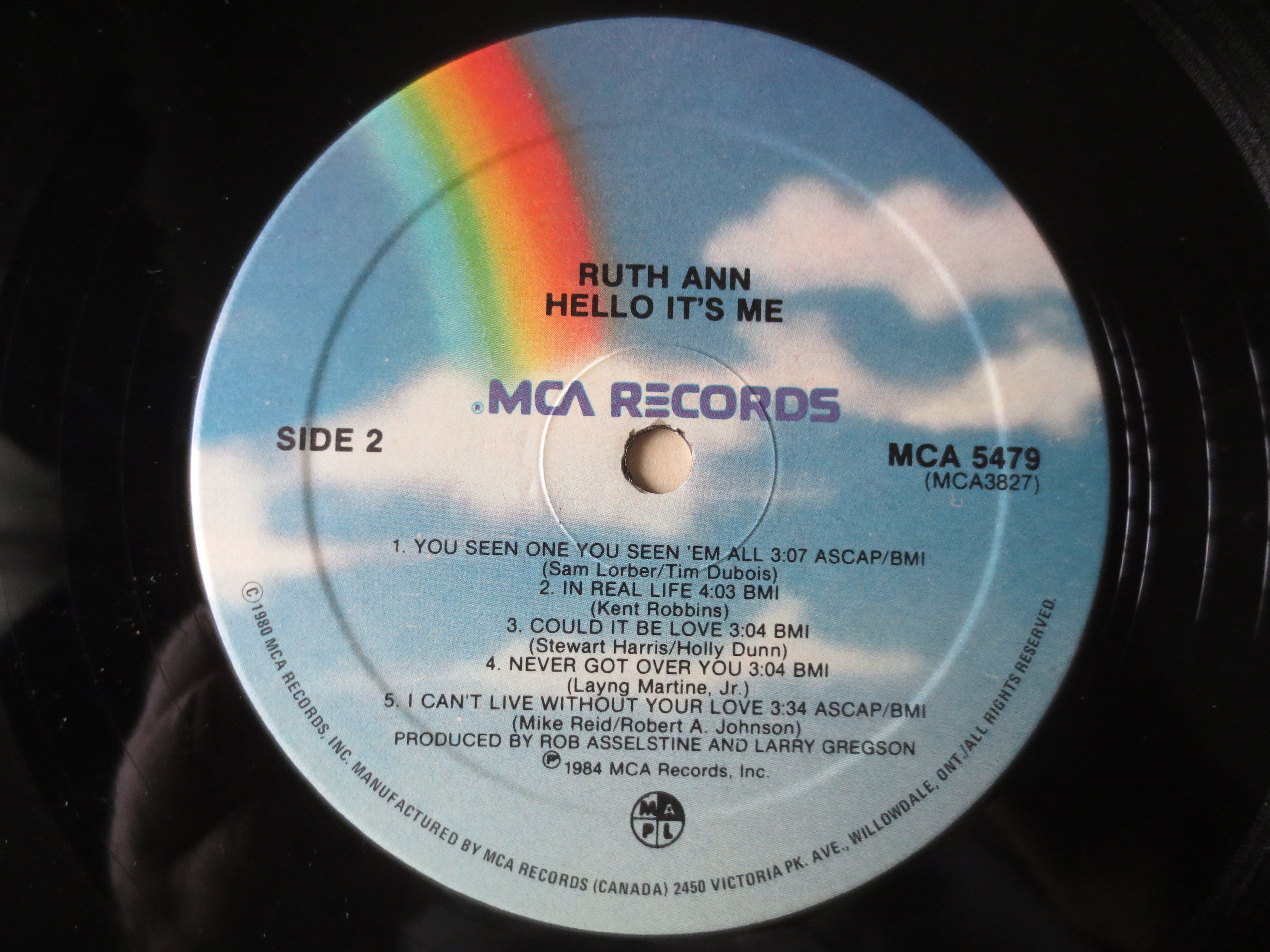 Ruth Ann – Hello It's Me (1984) Vinyl LP