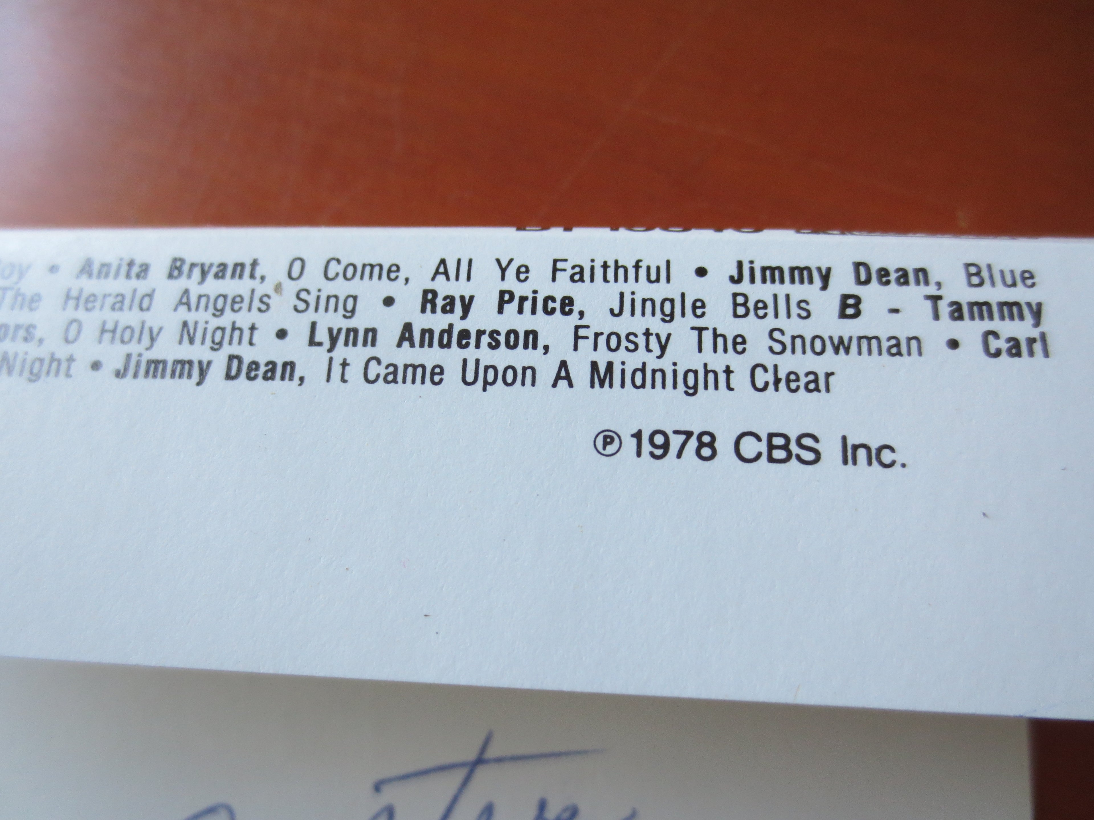 Christmas Country Style (1978) Cassette