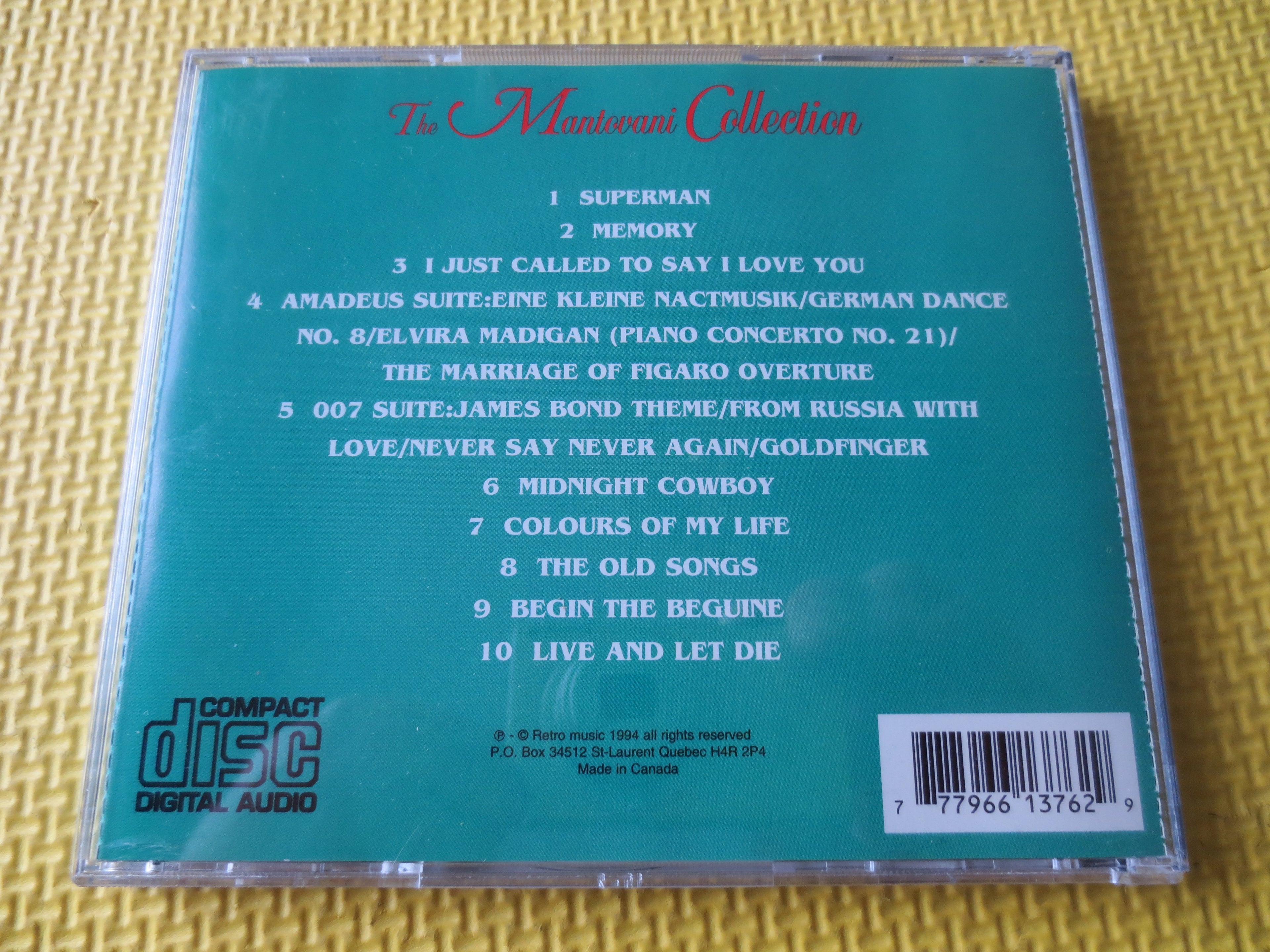 Mantovani – The Mantovani Collection (1994) CD