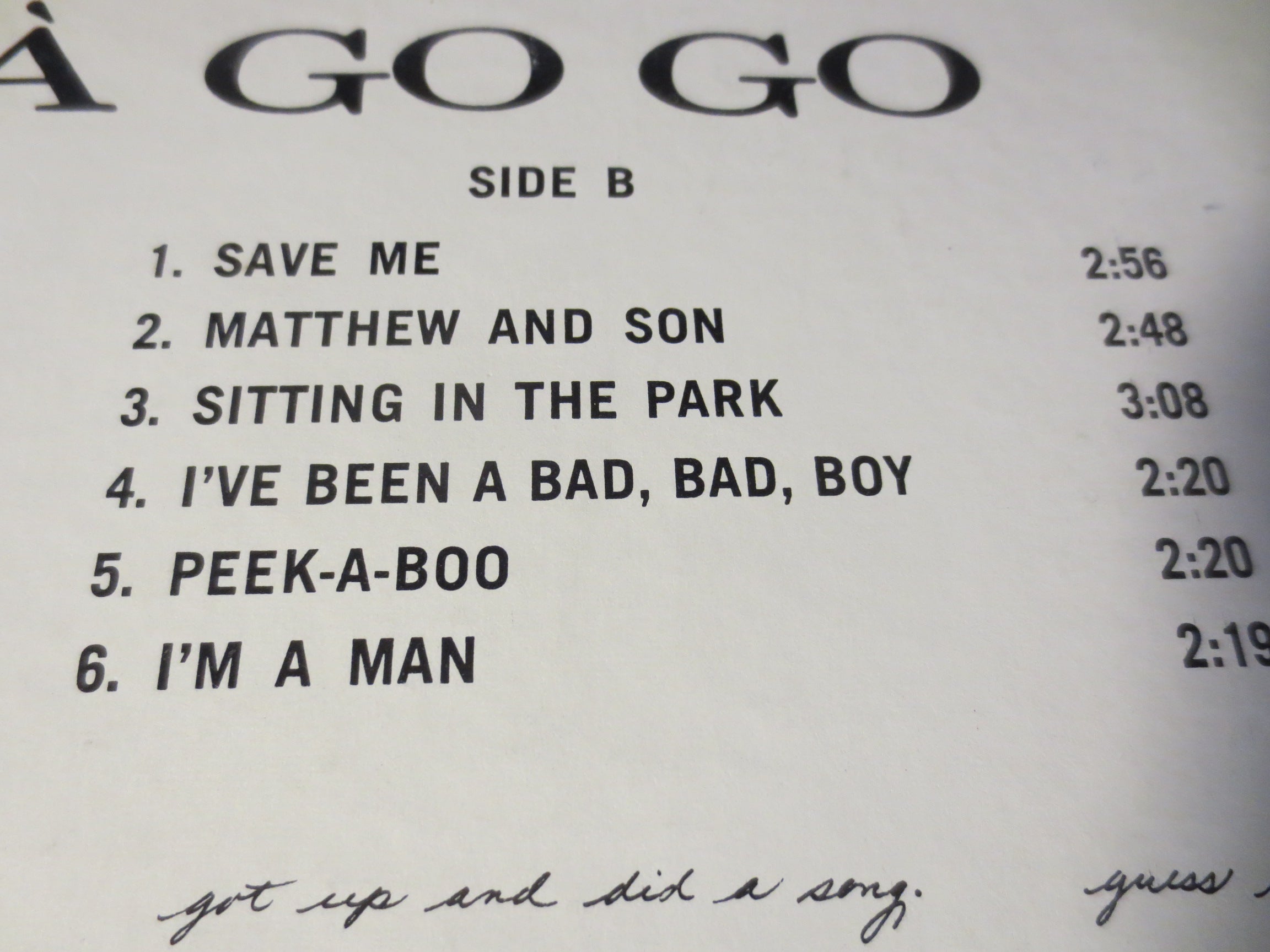 London a Go Go – Volume V (1970) Vinyl LP